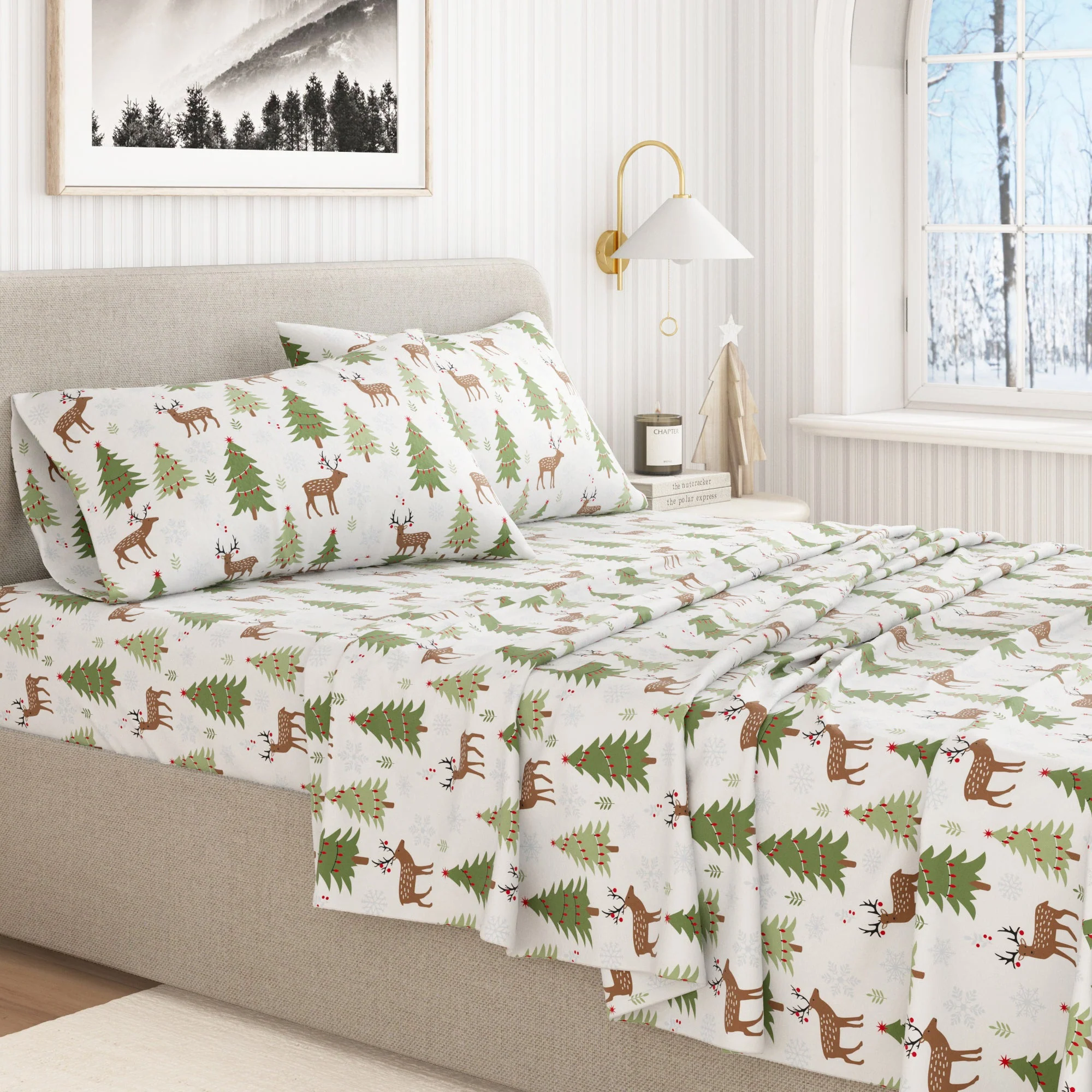 100% Turkish Cotton Flannel Sheet Sets - Boulder Collection - Image 5