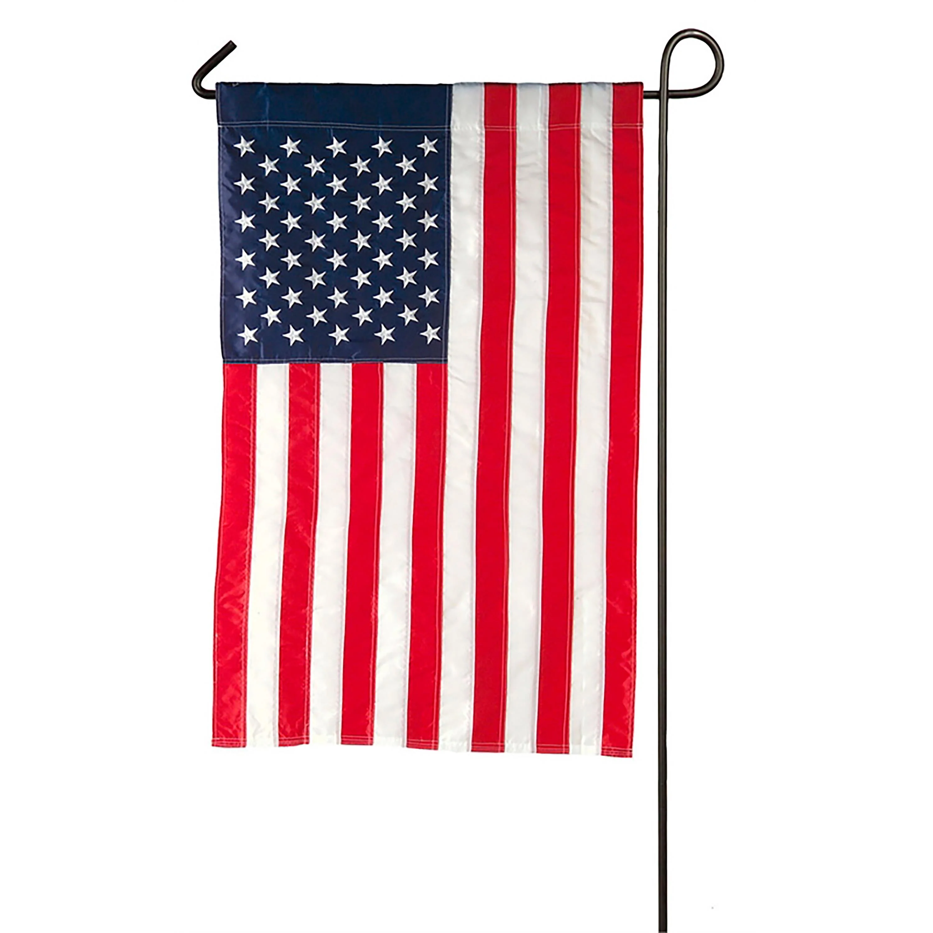 American Flag Applique Garden Flag - Image 3