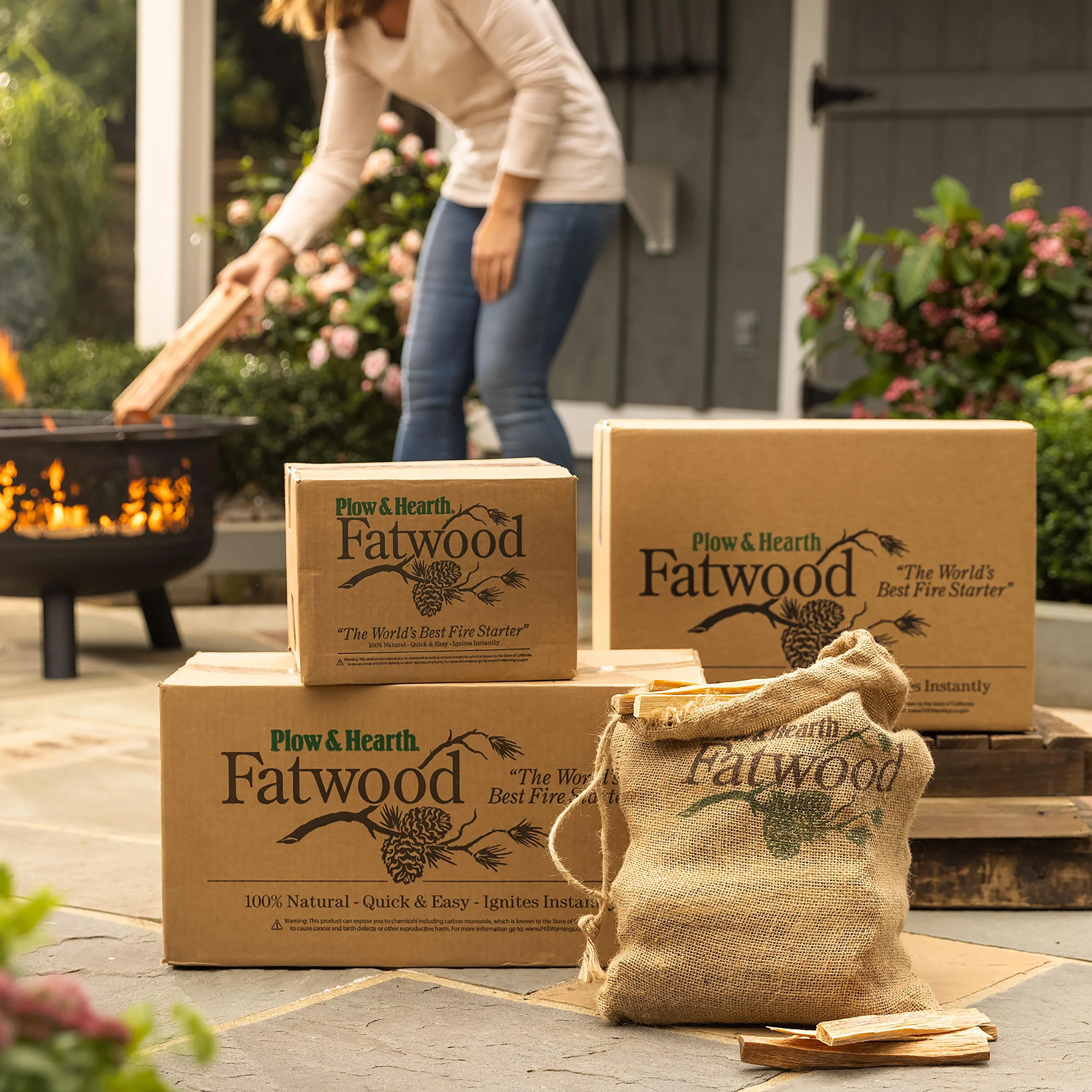 Fatwood Fire-Starter, 25 lb. Box - Image 4