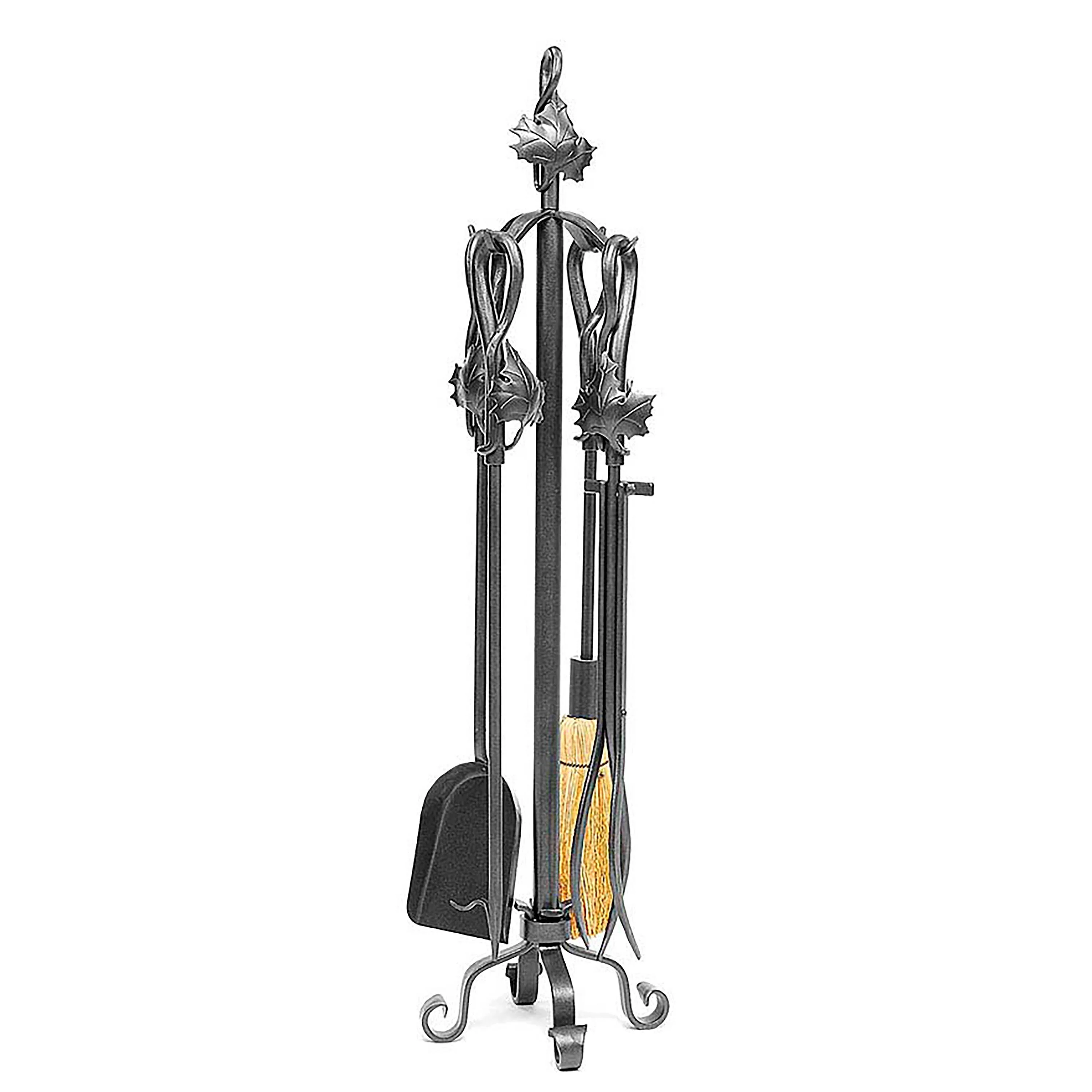 Maple Leaf 5-Piece Fireplace Tool Set