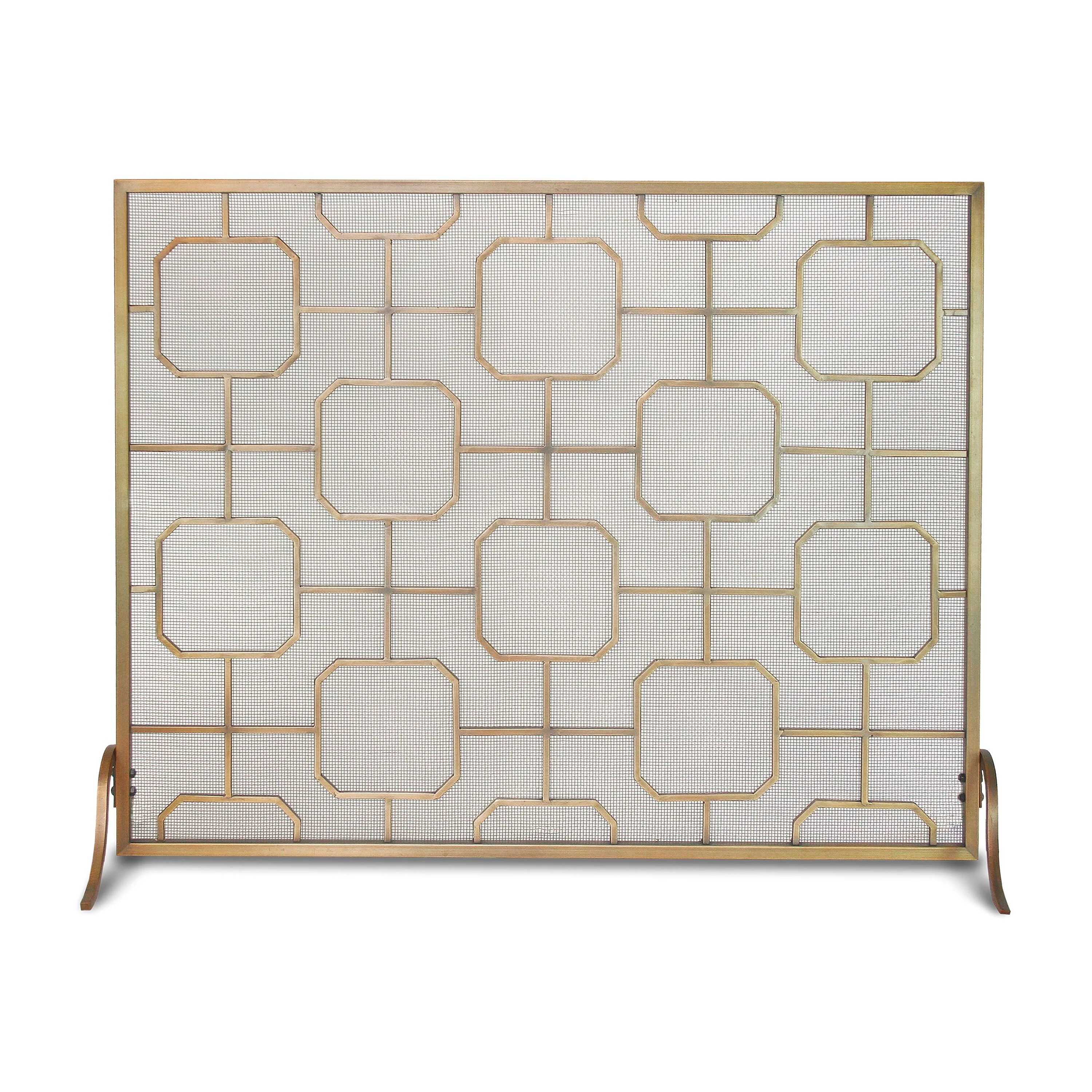 Madison Single Panel Fireplace Screen