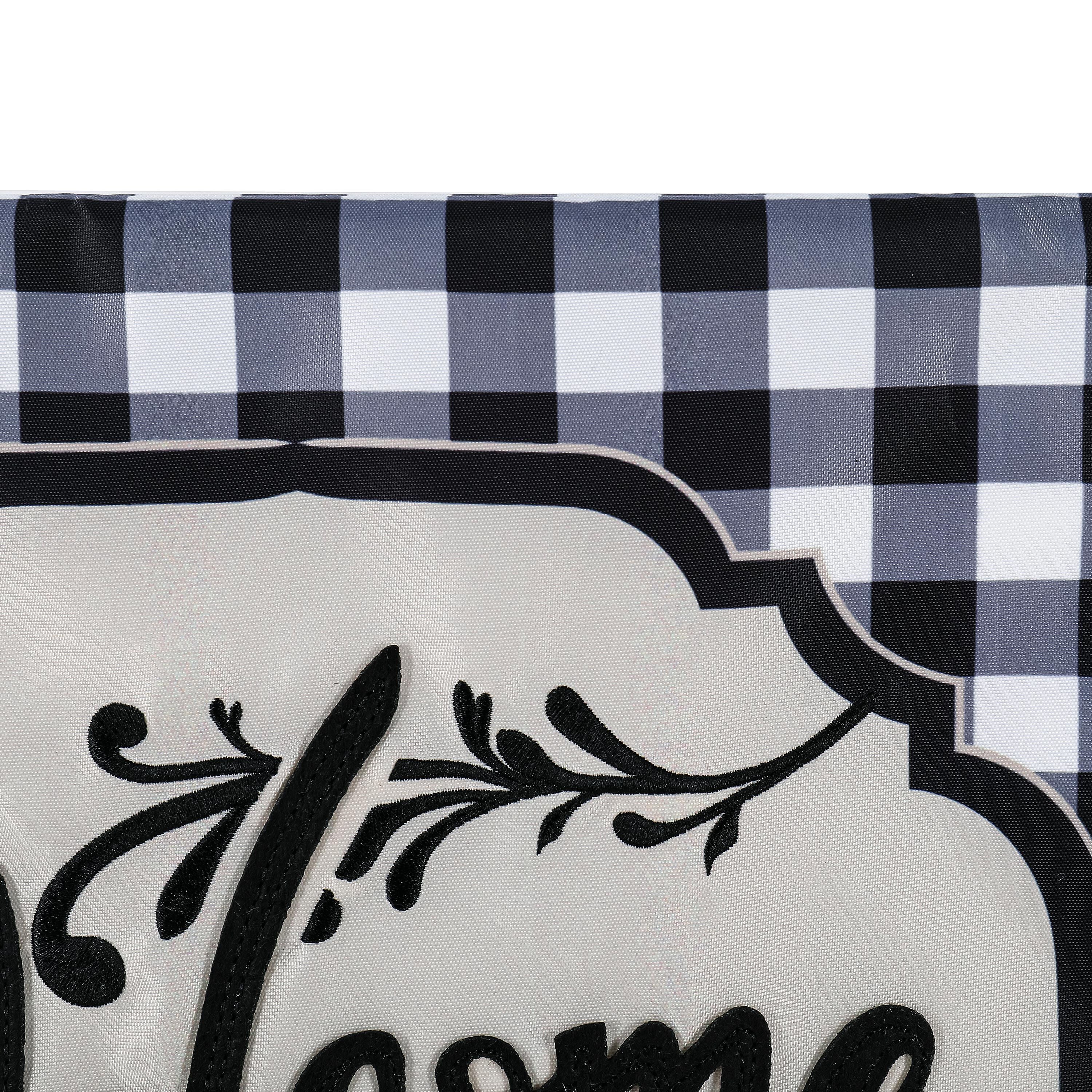 Classic Welcome Home Applique Garden Flag - Image 6