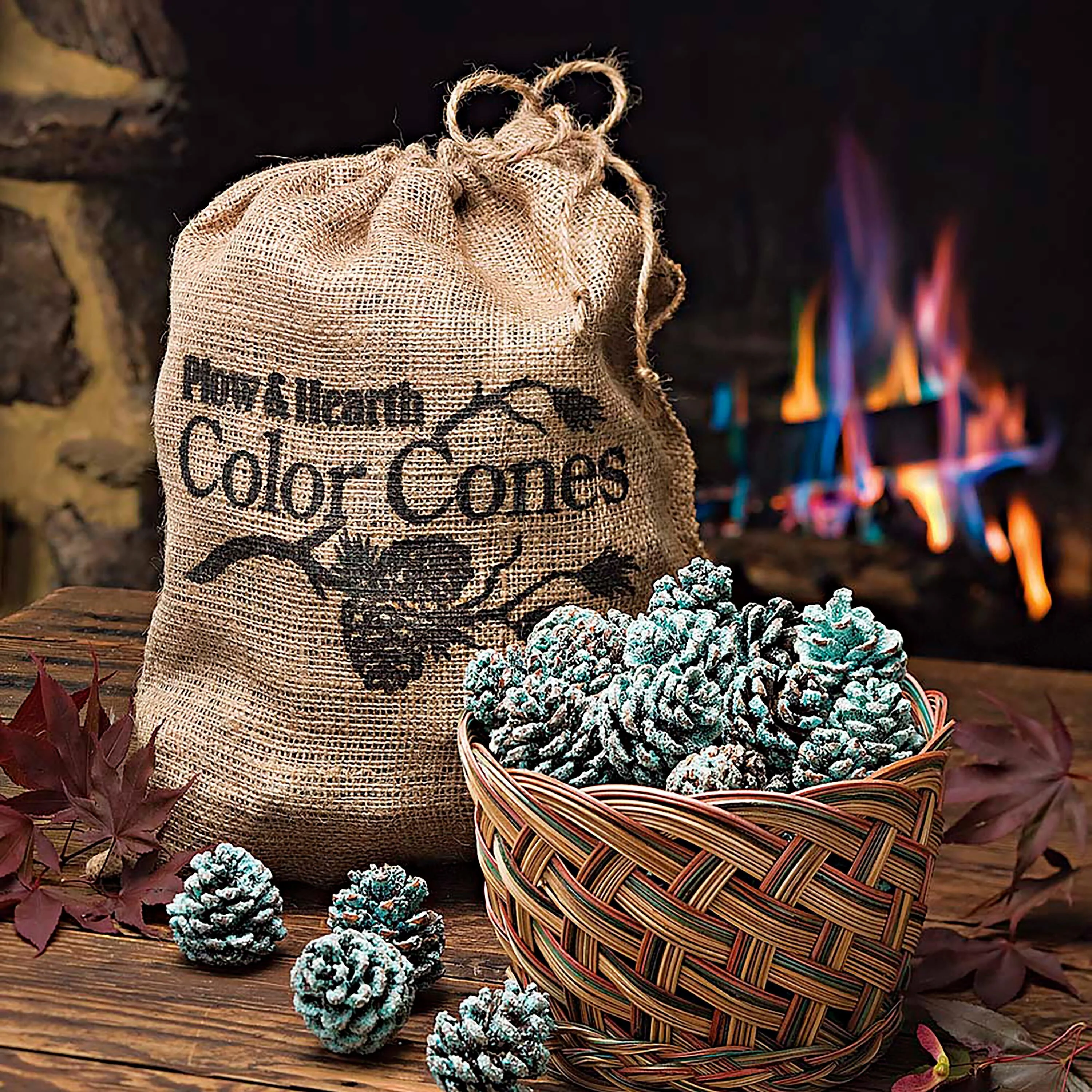 Color-Changing Fireplace Color Cones, 2 lb. Bag - Image 5