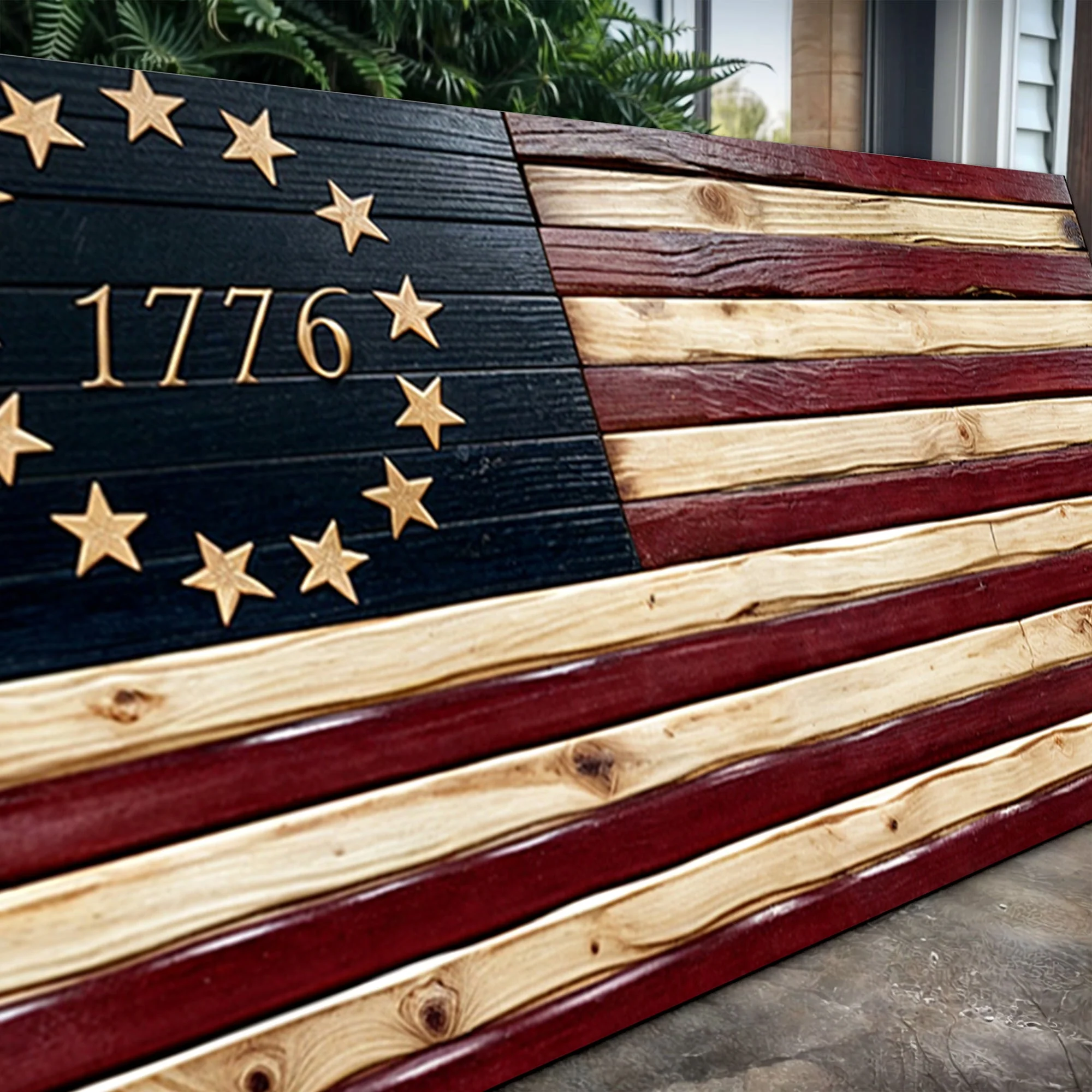 1776 American Flag Wall Art - Image 5