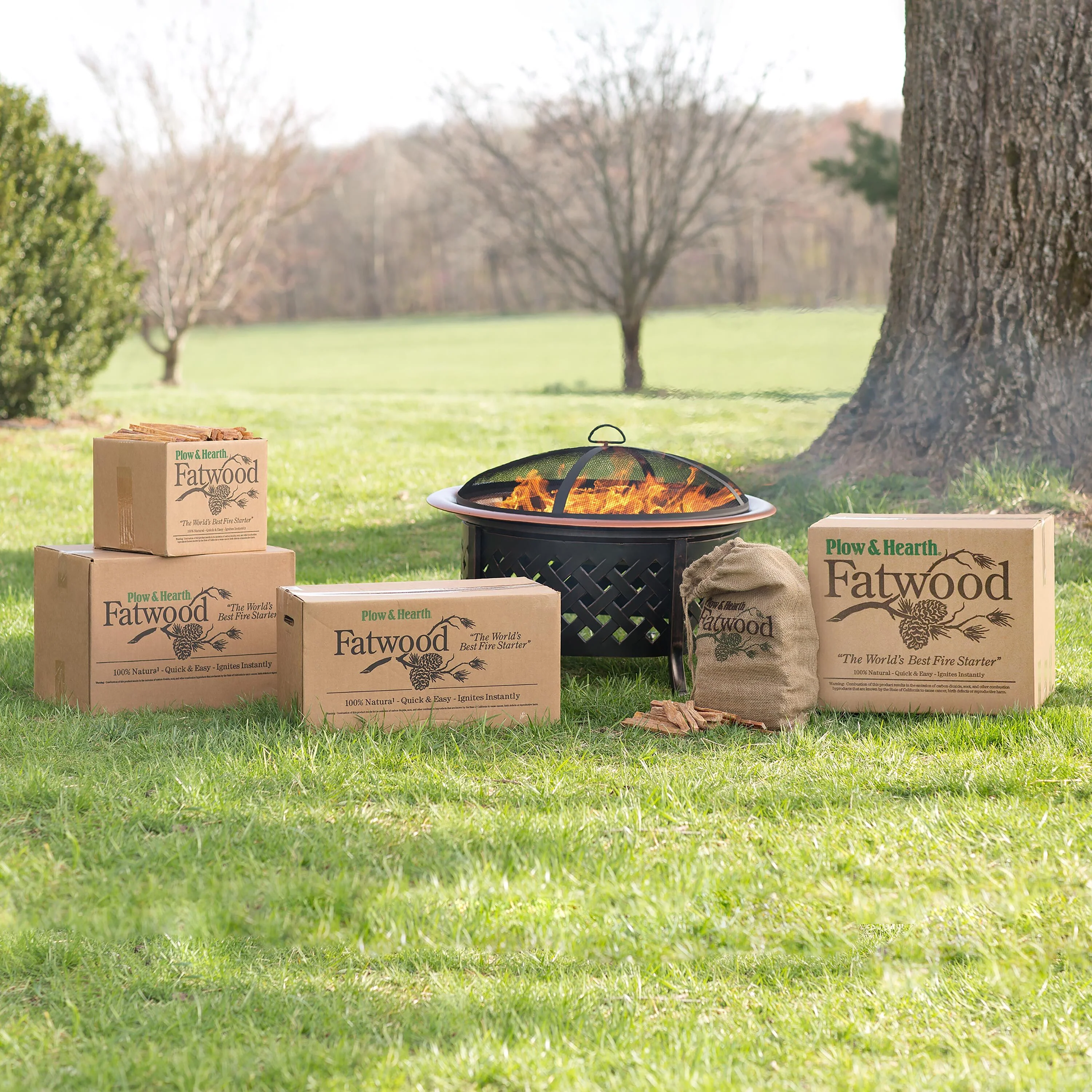 Fatwood Fire-Starter, 12 lb. Bag - Image 6