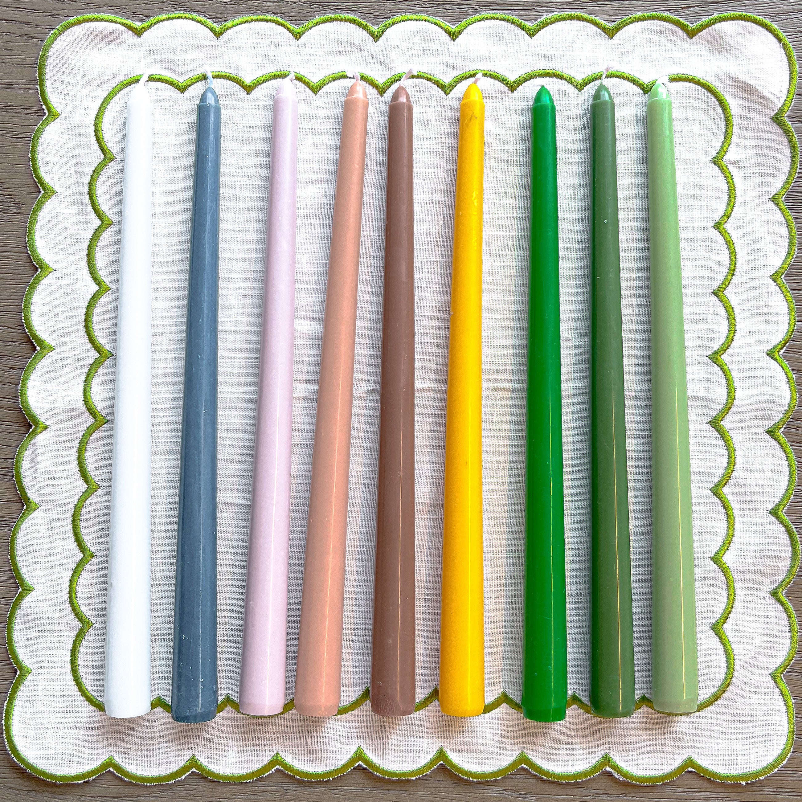 24 Extra Tall Cocoa Truffle Delight Taper Candle - Image 3