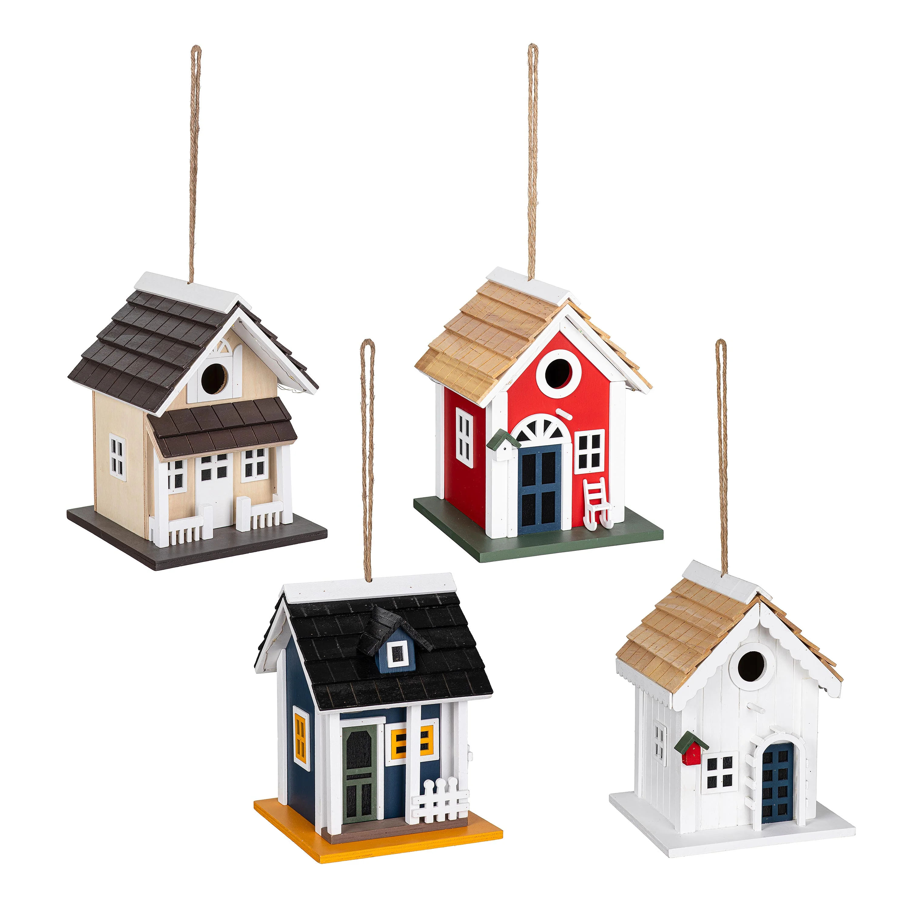 Woodland Retreat Wooden Solar Bird House - Image 6