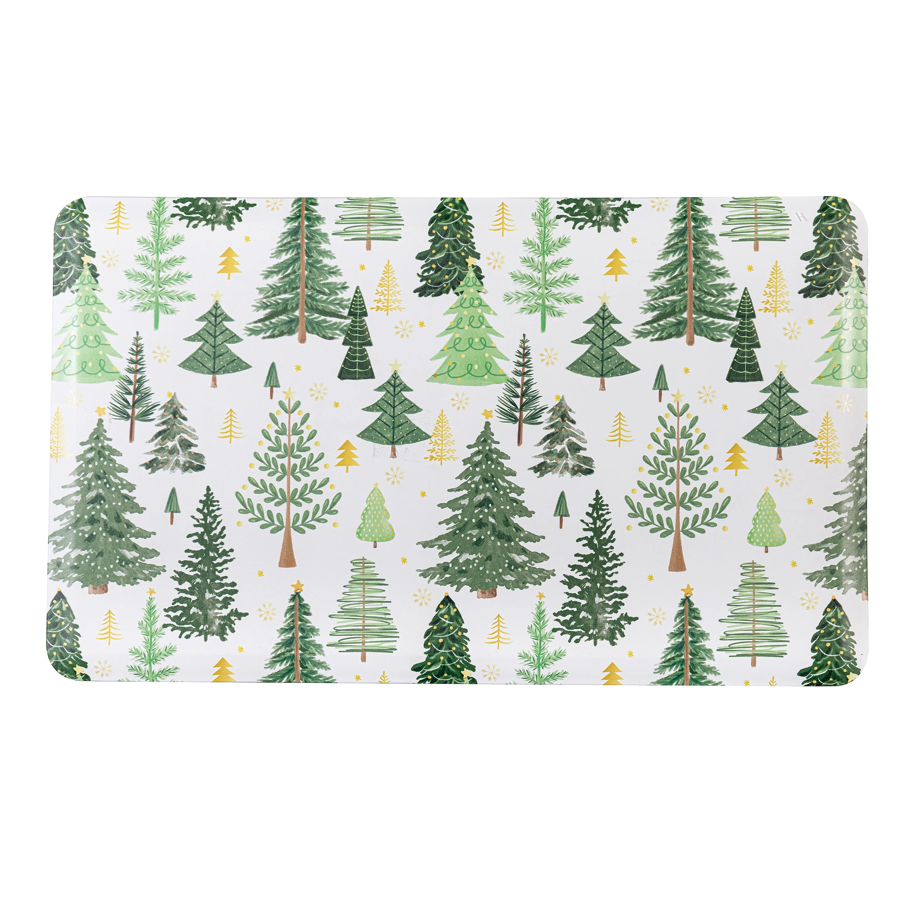 Shades of Green Kitchen Mat Anti-Fatigue Mats, 30" x 18" - Image 2