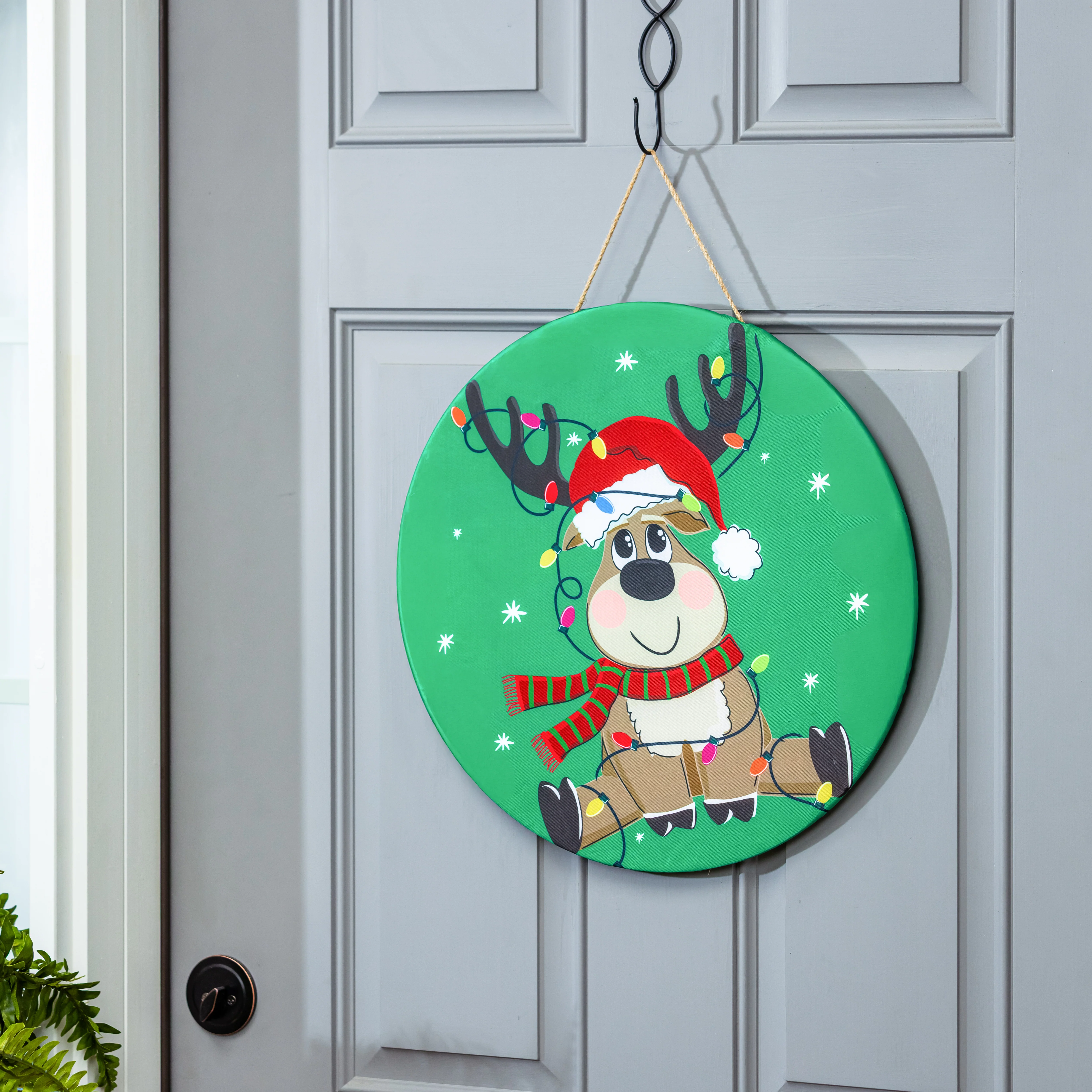 Whimsical Animal and Character, 4-Season Interchangeable Door Decor Set - Image 5