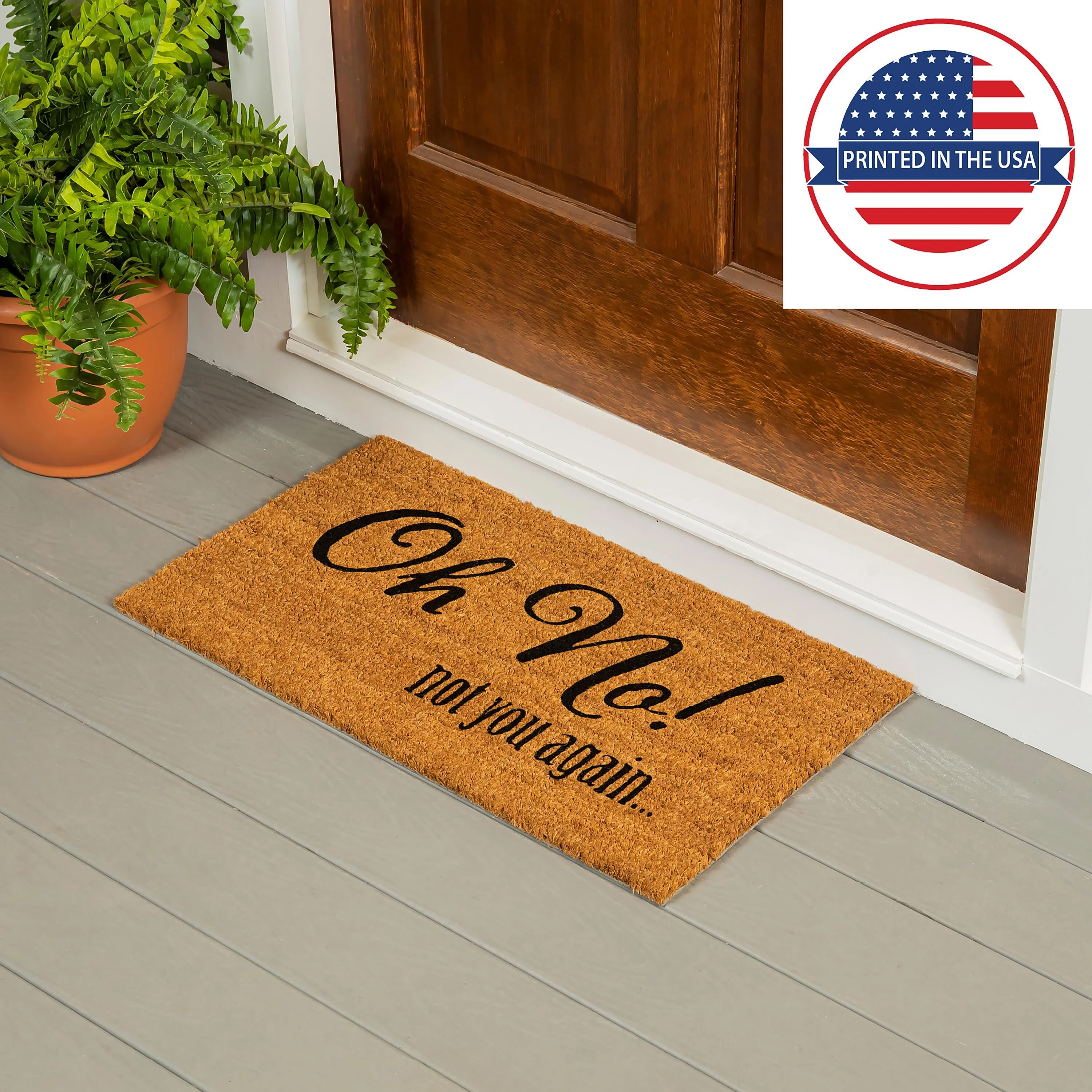 Oh No! Coir Mat - Image 4