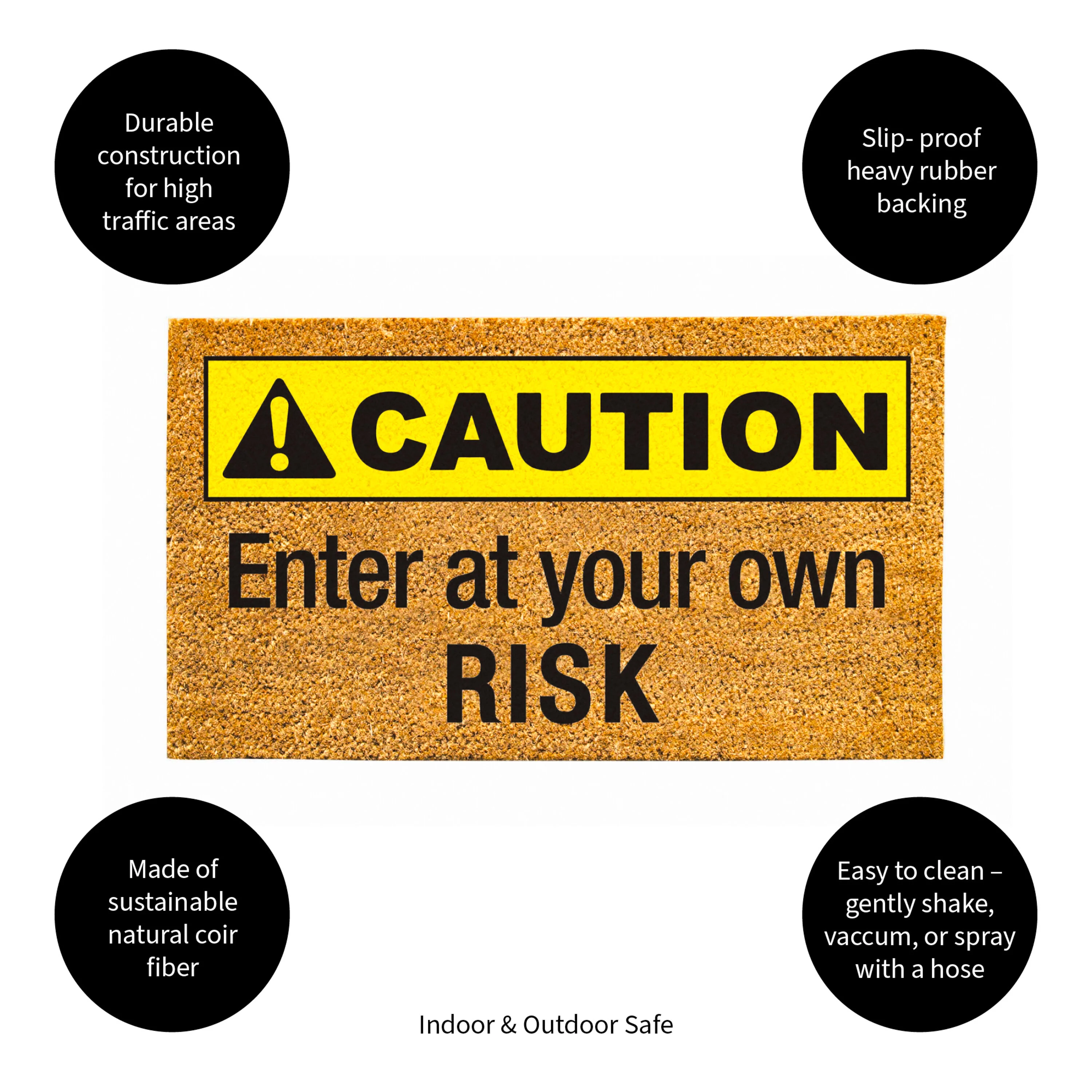 Caution Coir Mat - Image 17