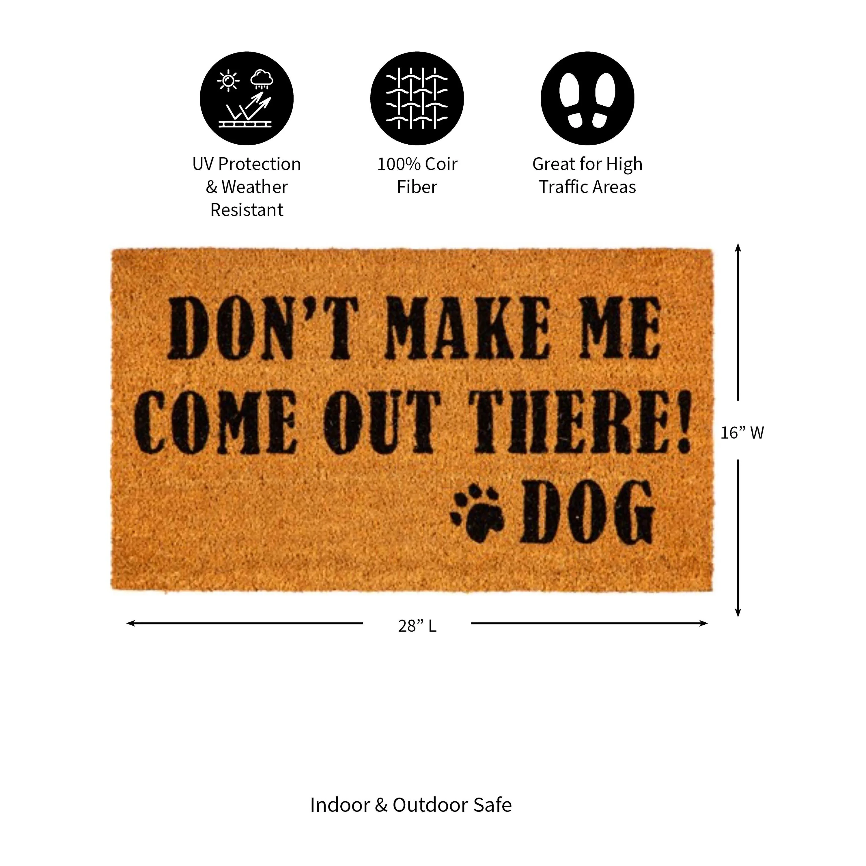 Don't make me Coir Mat - Image 3
