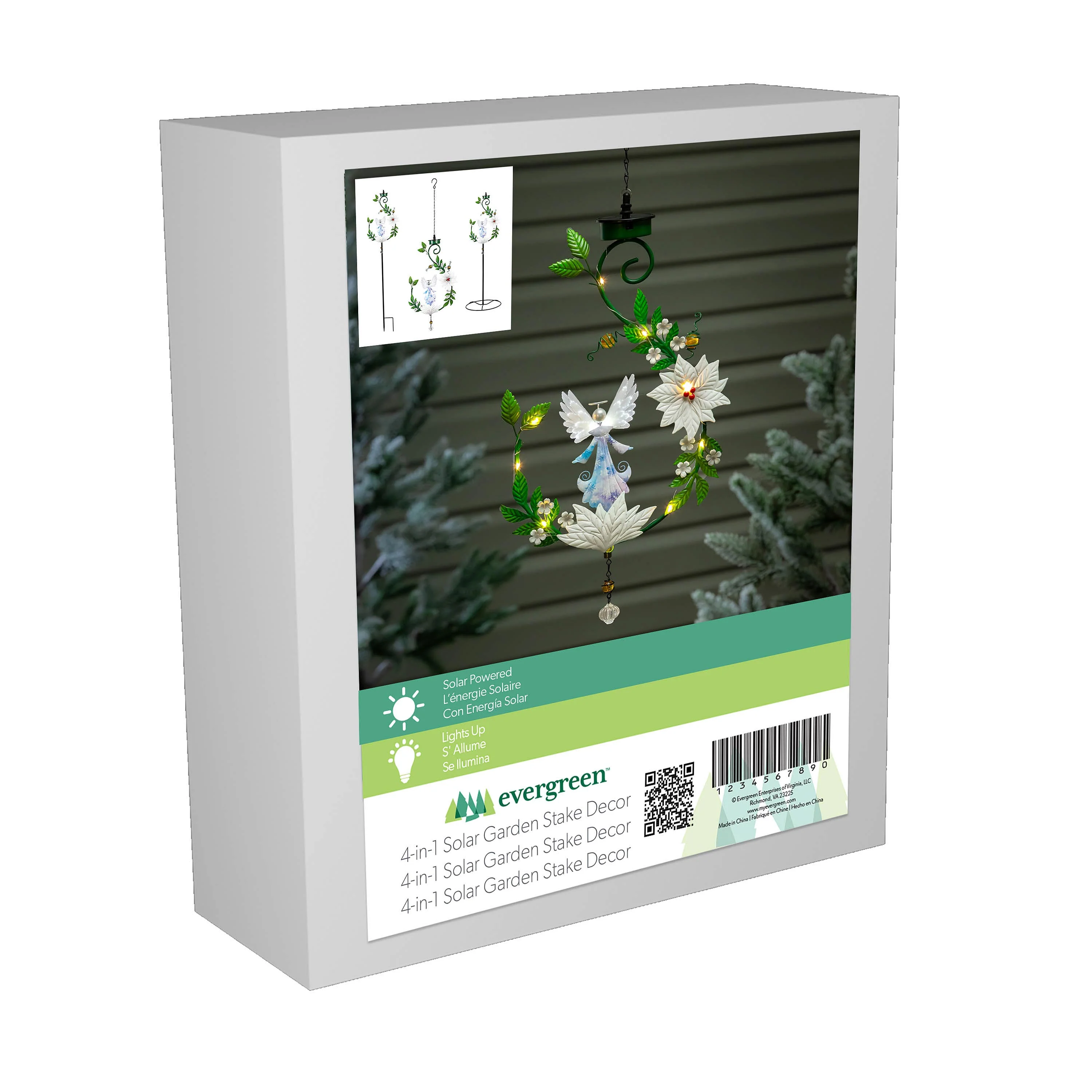 Angel 4-in-1 Solar Garden Stake, 48"H - Image 10