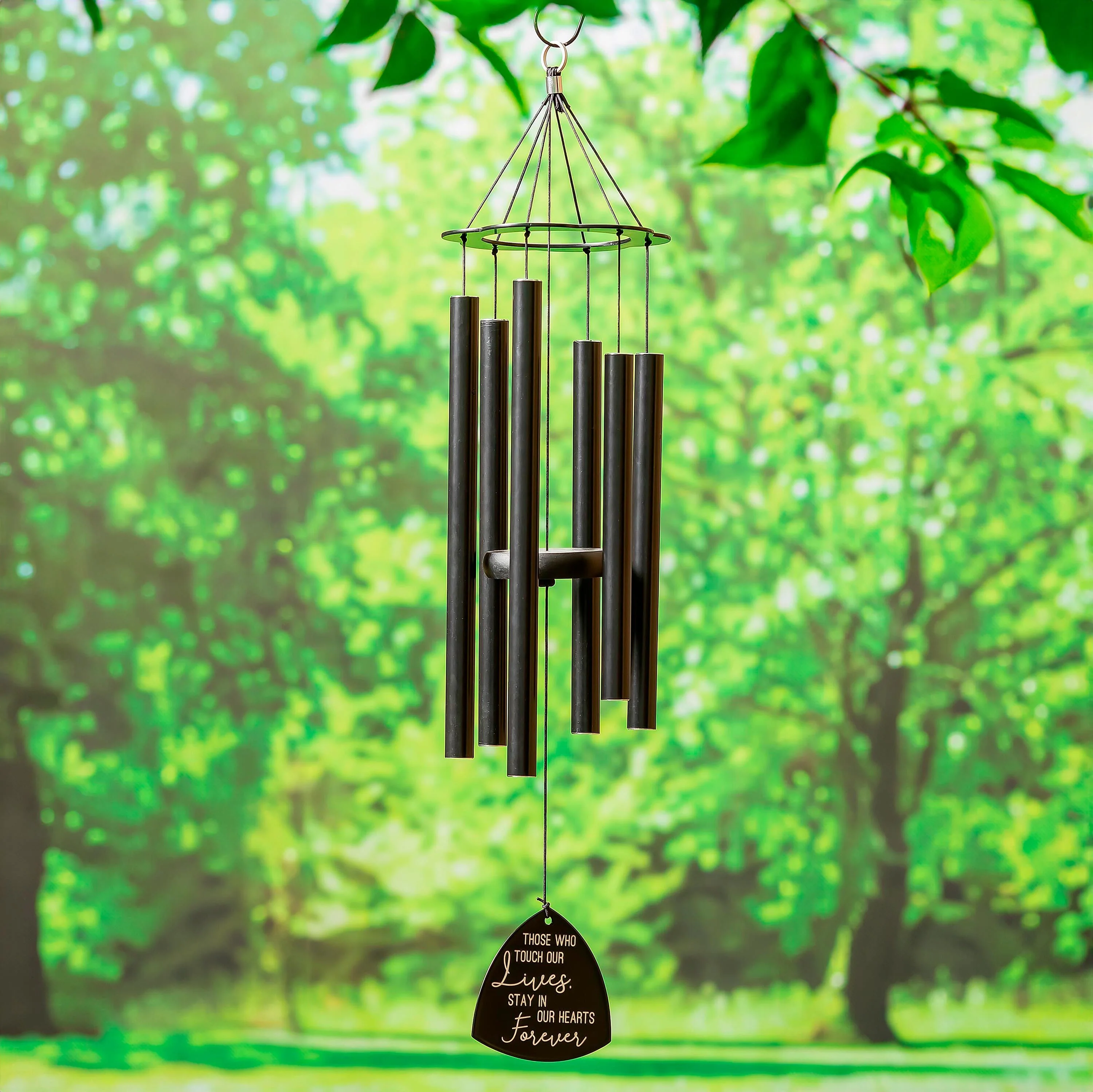 "Stay in Our Heart Forever" Hand-Tuned Avria Wind Chime, 30" H