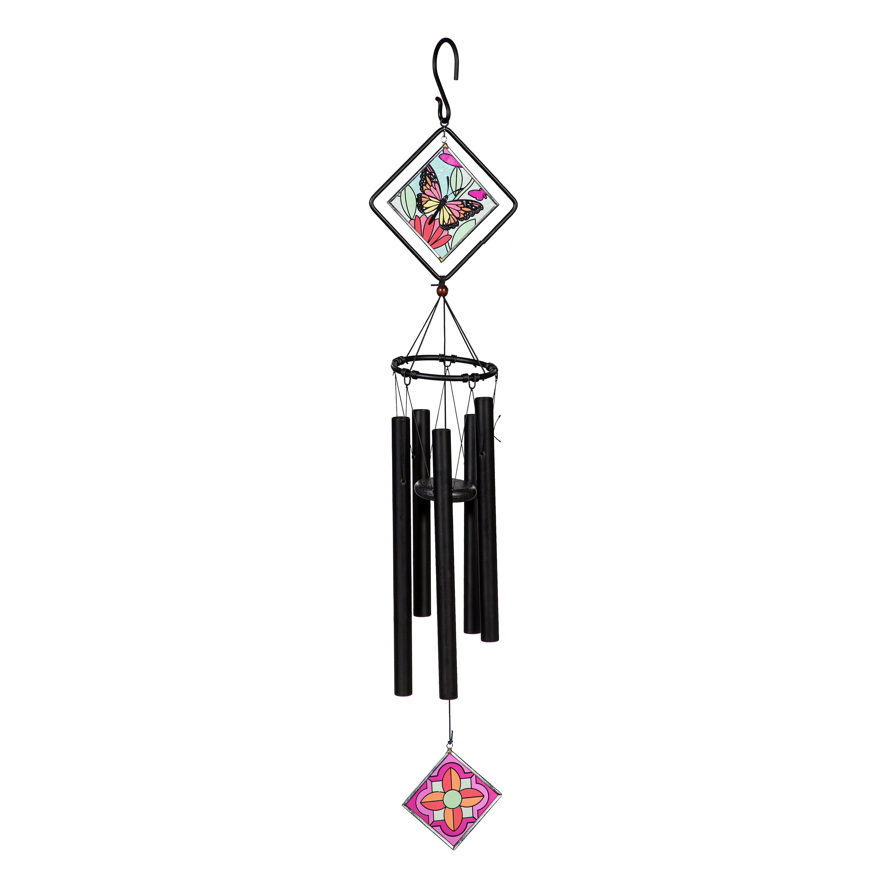 Avria Wind Chime, Hand Tuned Wind Chime, Monarch Butterfly, 36" H - Image 2
