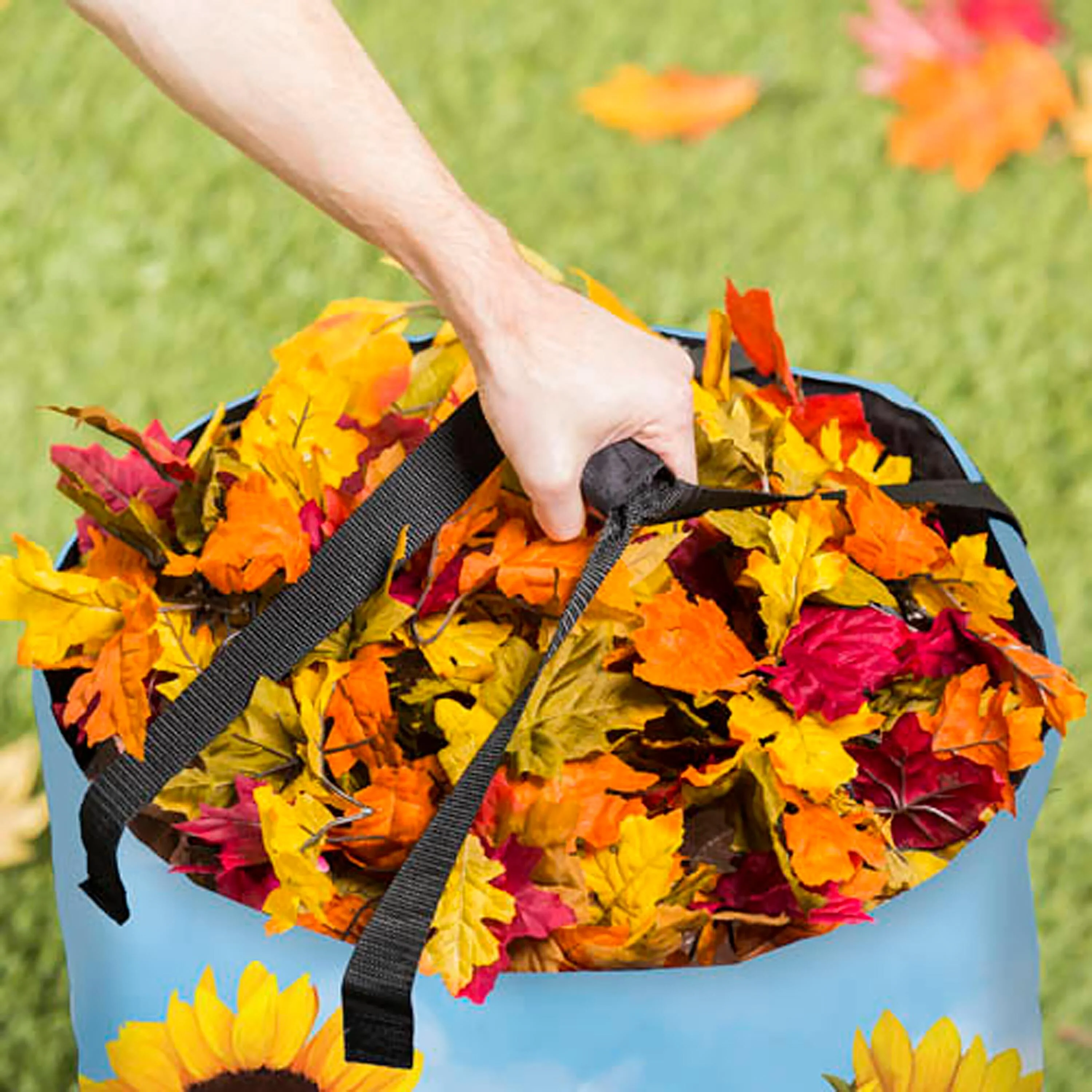 Sunflower Collapsible Yard Bag - Image 2
