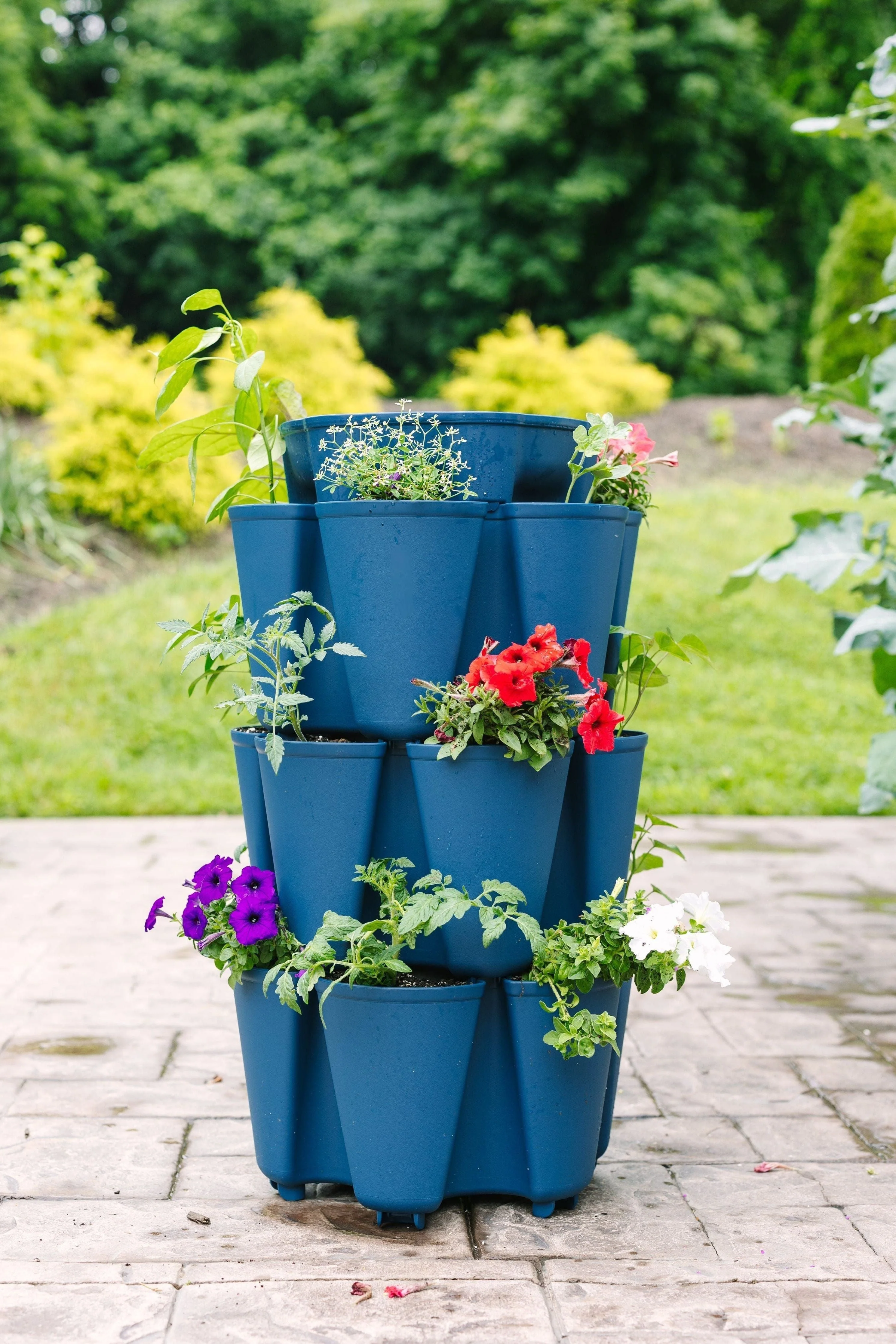 3 Tier GreenStalk Garden Original Vertical Planter - Basic Texture - Image 2