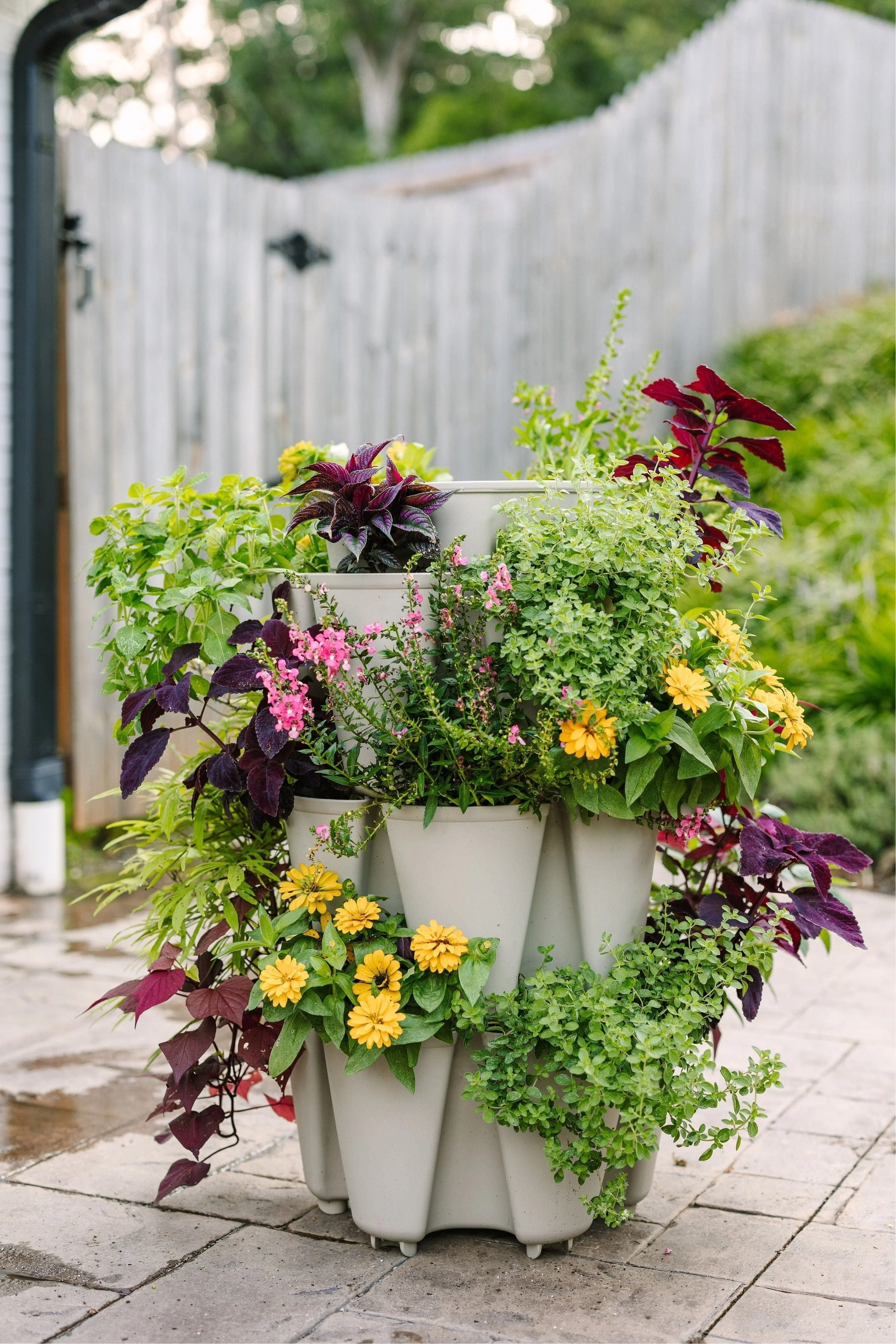 3 Tier GreenStalk Garden Original Vertical Planter - Basic Texture - Image 4