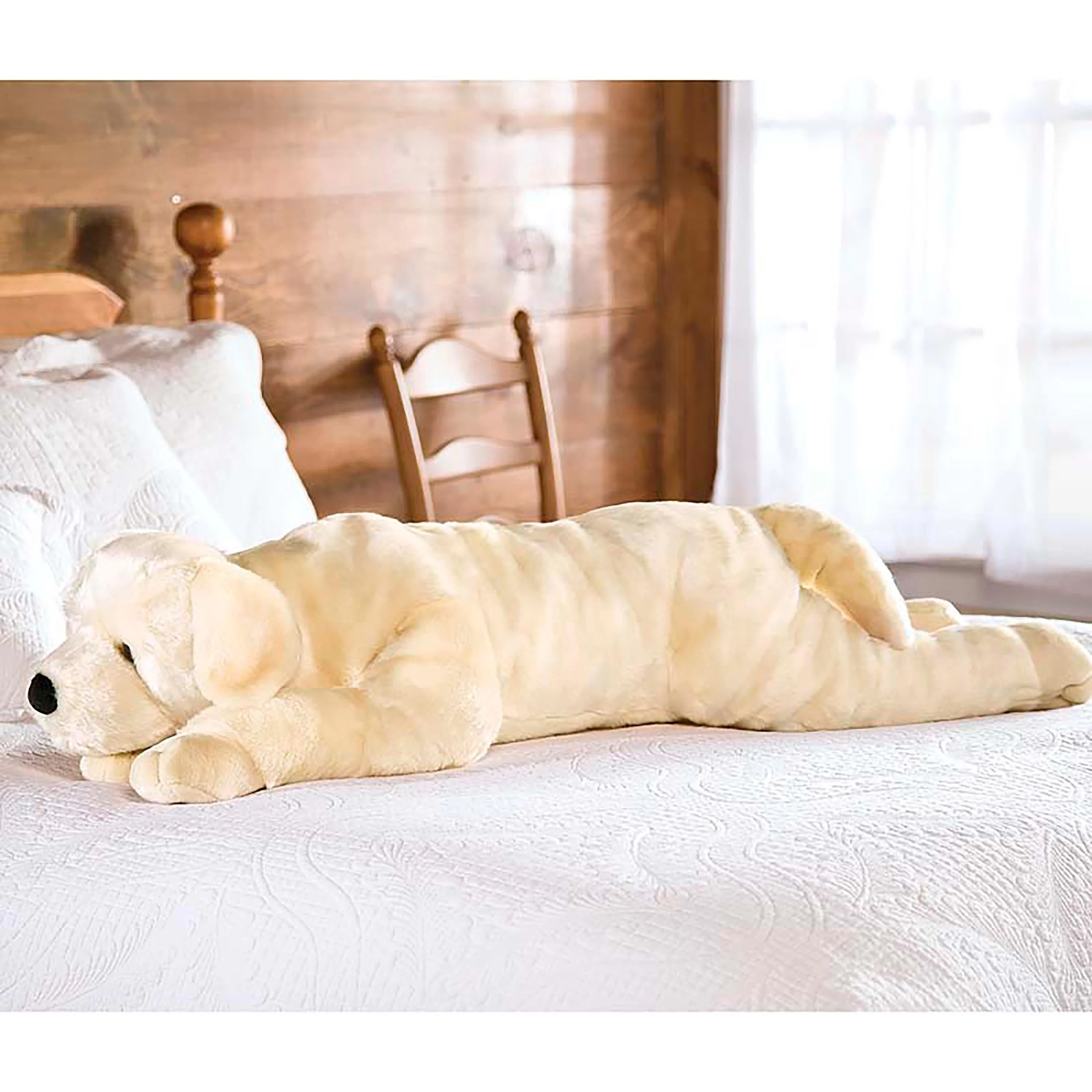 Labrador Retriever Plush Cuddle Animal Body Pillow - Image 3