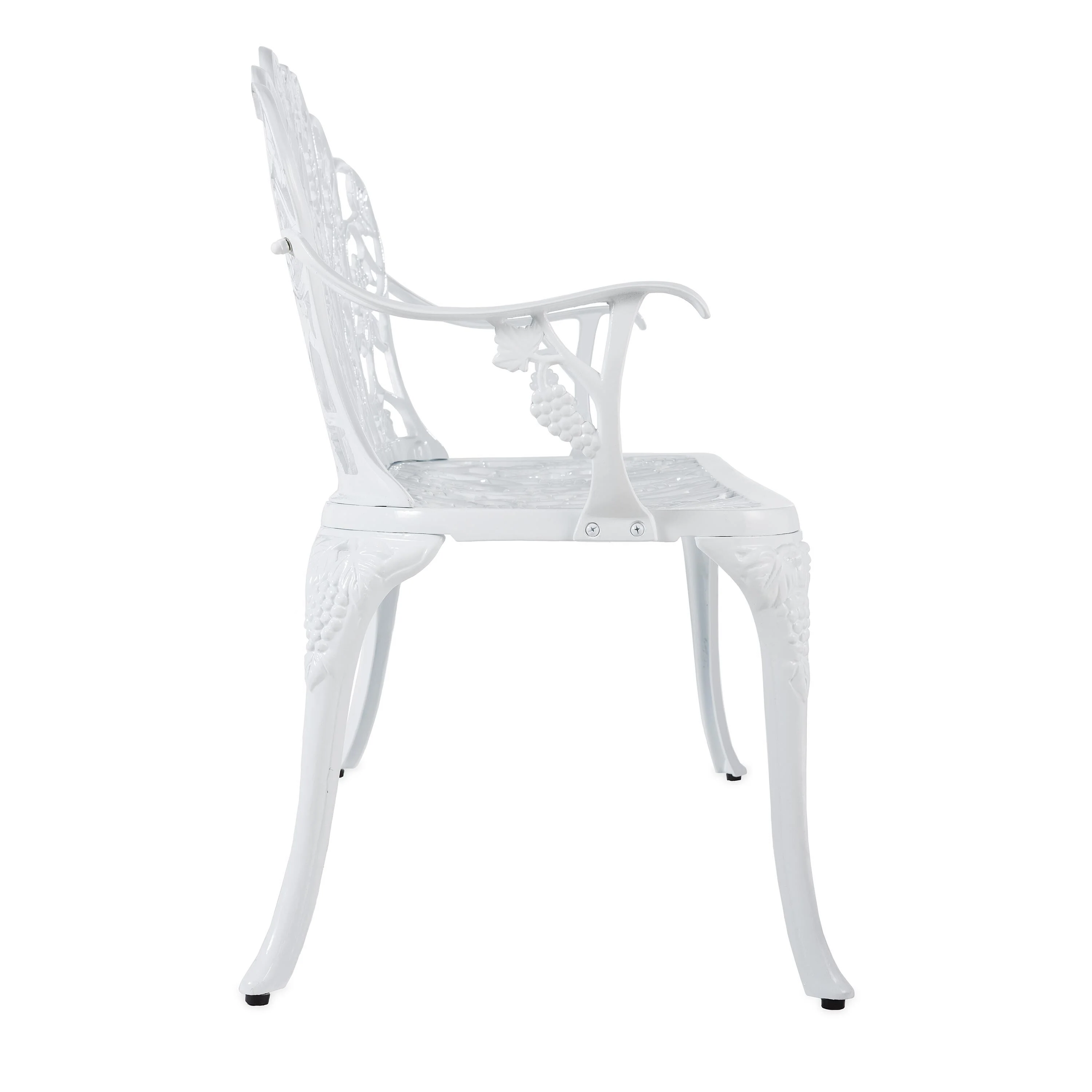 Grapevine Garden Bench in Powder-Coated Aluminum - Image 7
