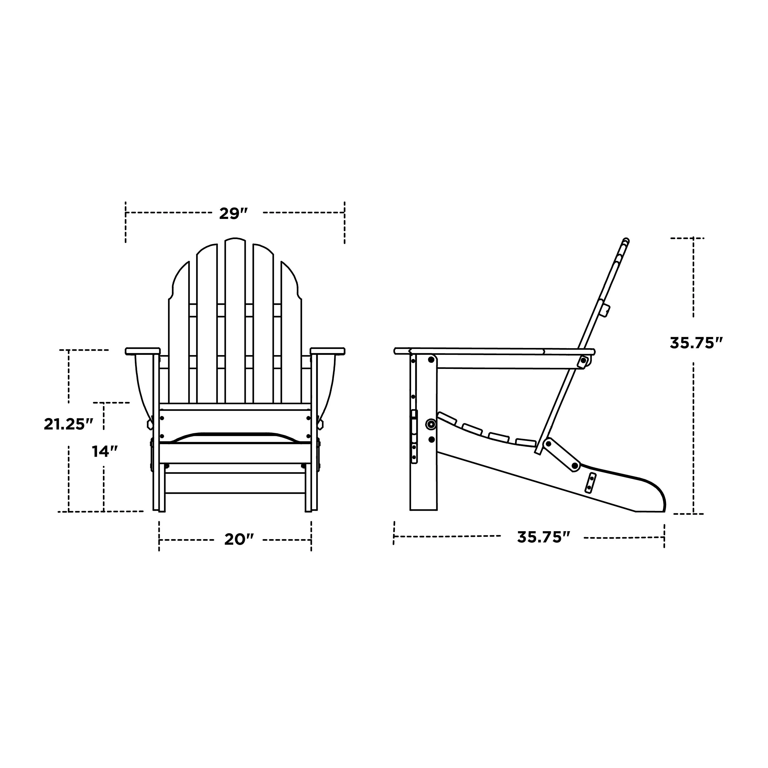 POLYWOOD™ Low-Maintenance Adirondack Chair - Image 12