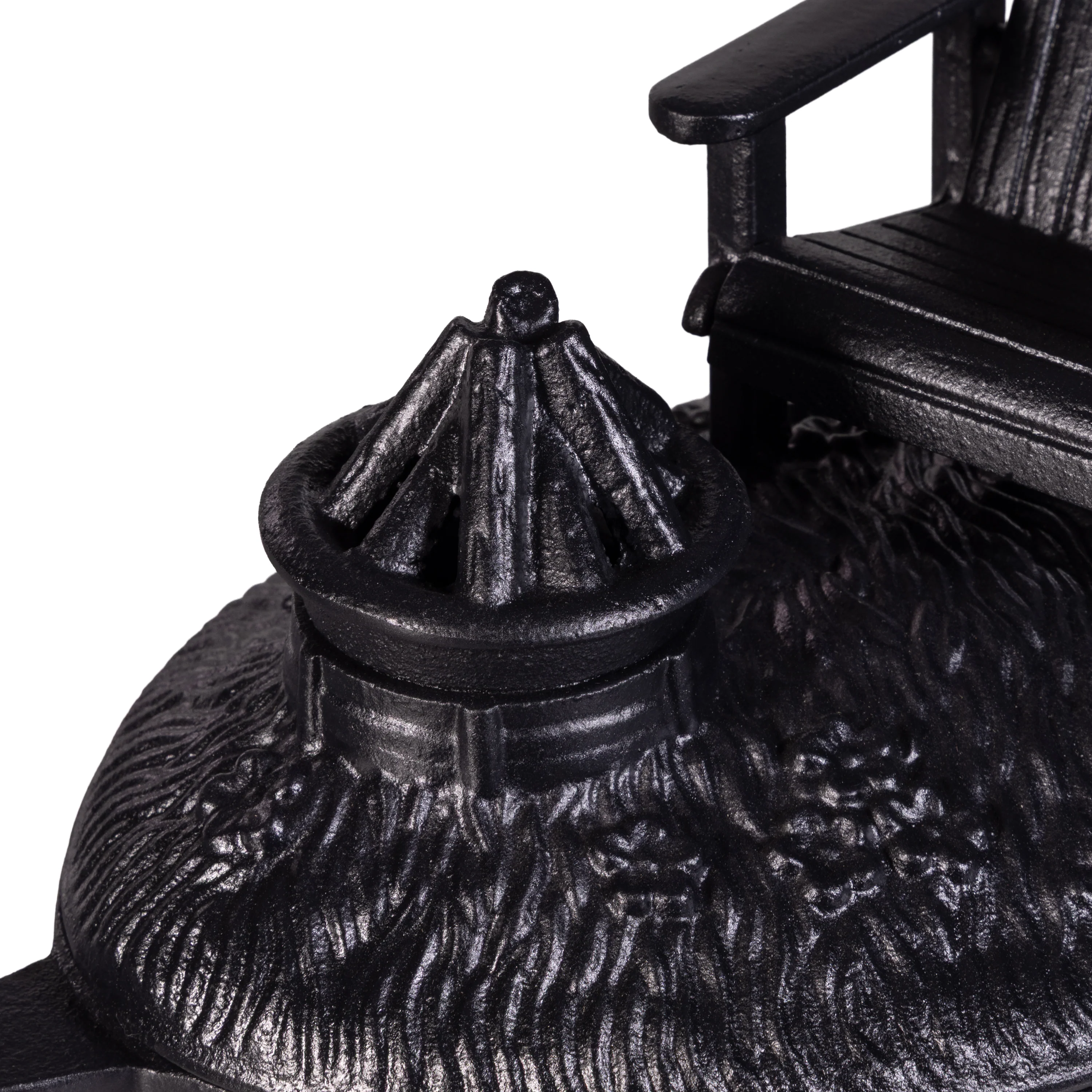 Adirondack Chair with Firepit Woodstove Steamer in Cast Iron - Image 9