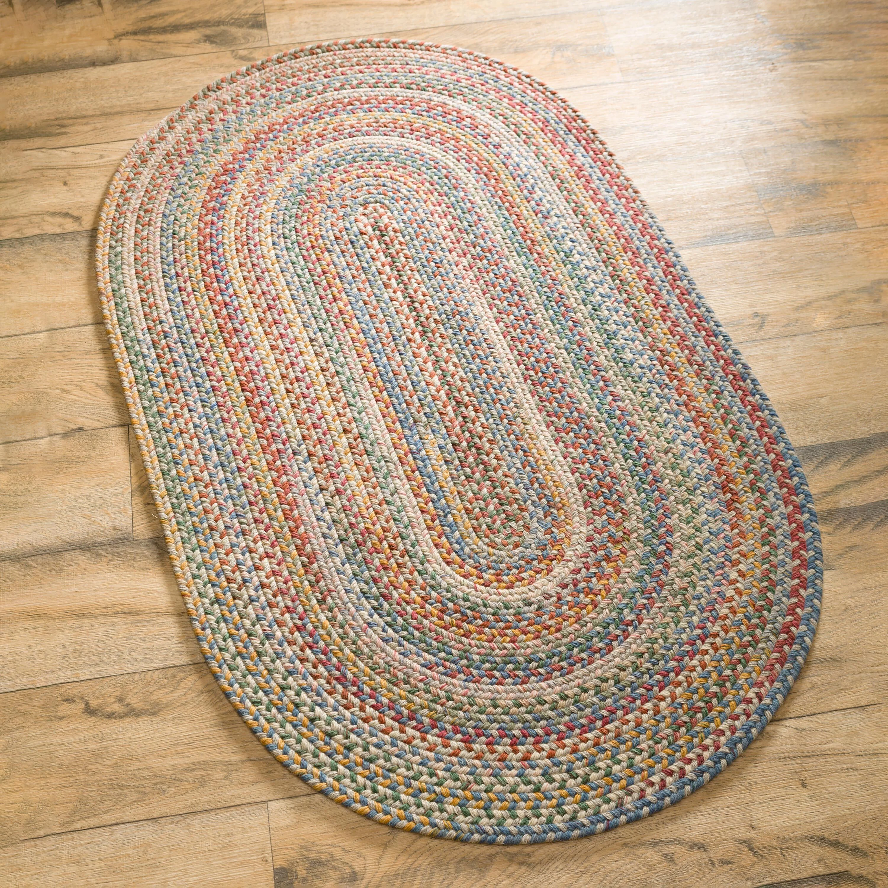 Blue Ridge Wool Oval Braided Rug - Image 31