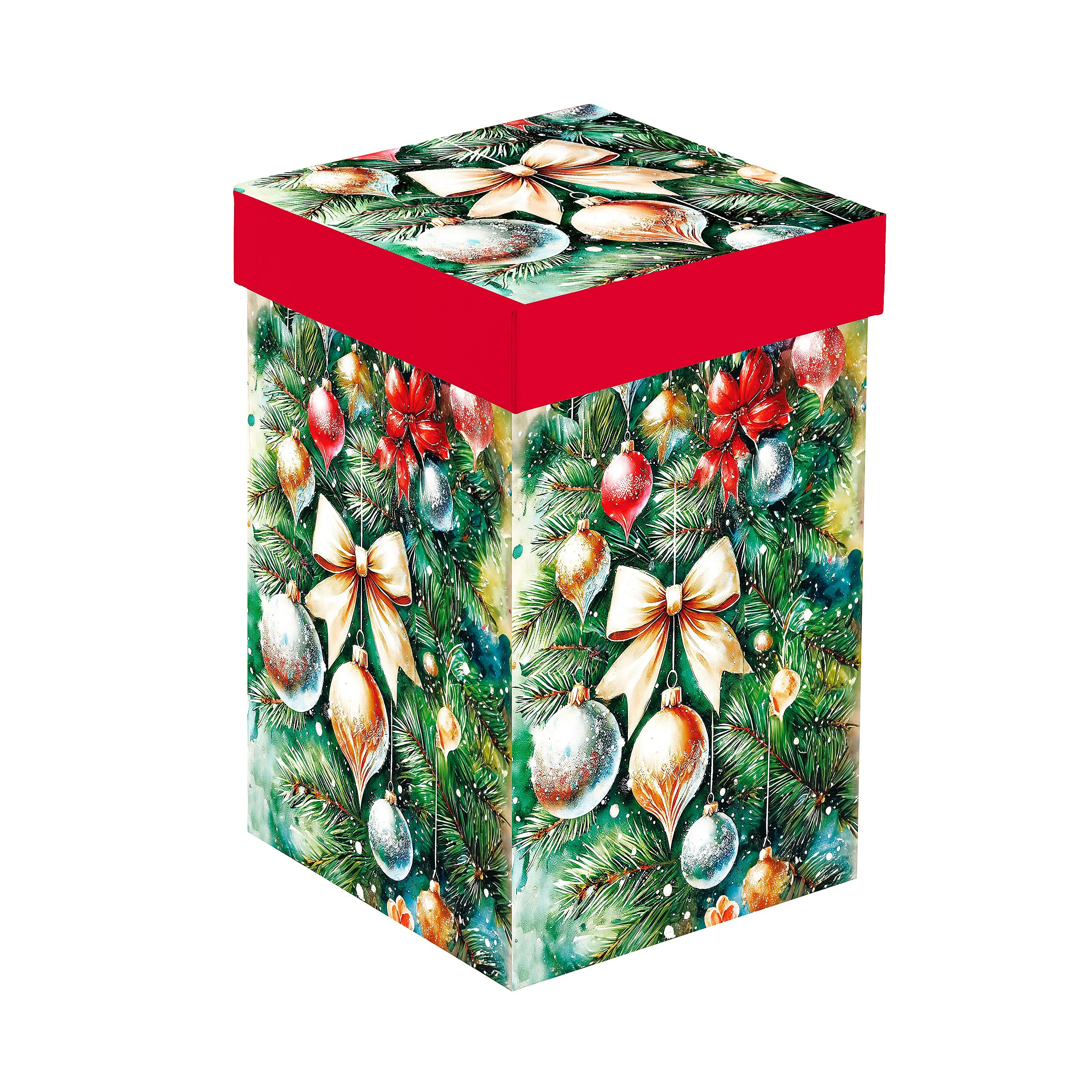 Twas The Night Travel Cup Ceramic Perfect Cup, Tree with Ornaments, 17oz, Gift Box - Image 4