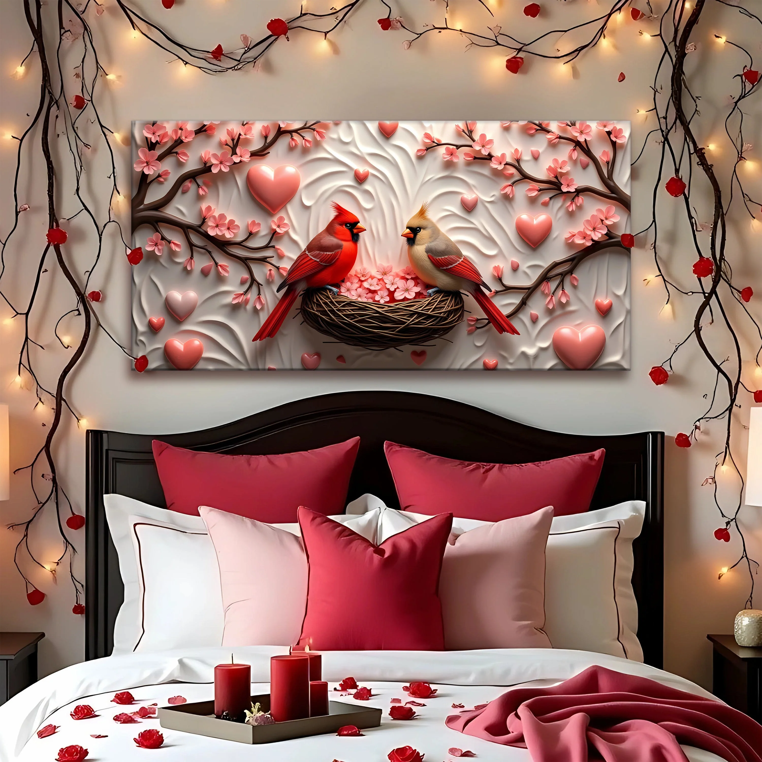 3D Cardinals Wall Art