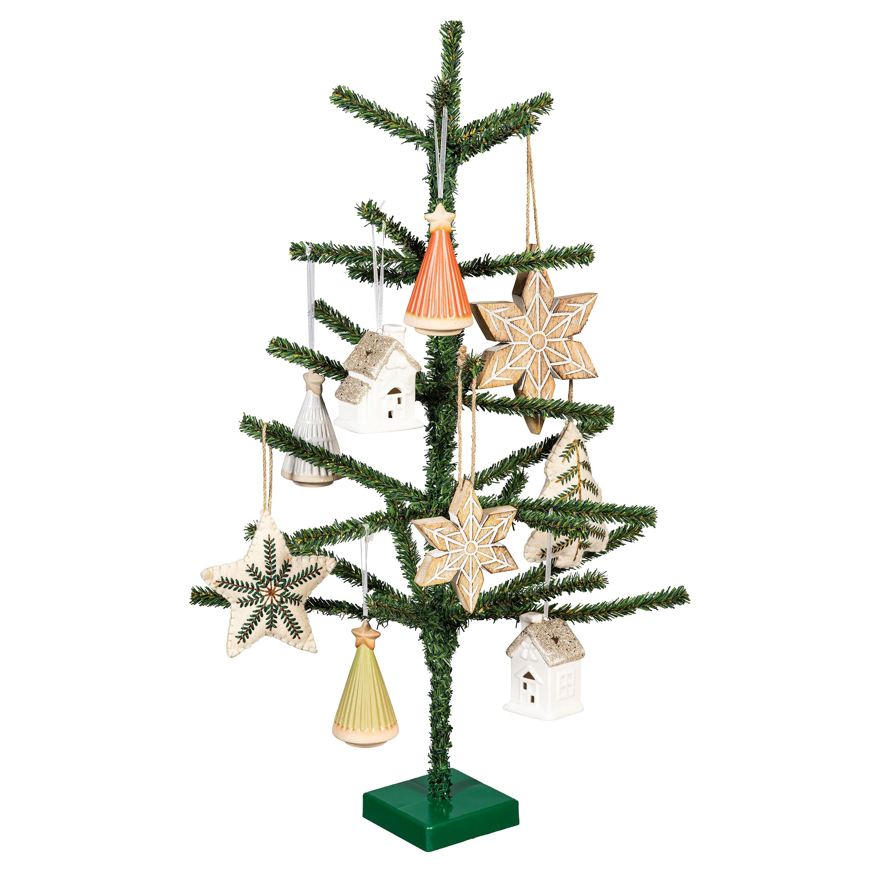 VivaStyle Ornament, Wood Ornament, Snowflake, Set of 2 - Image 4