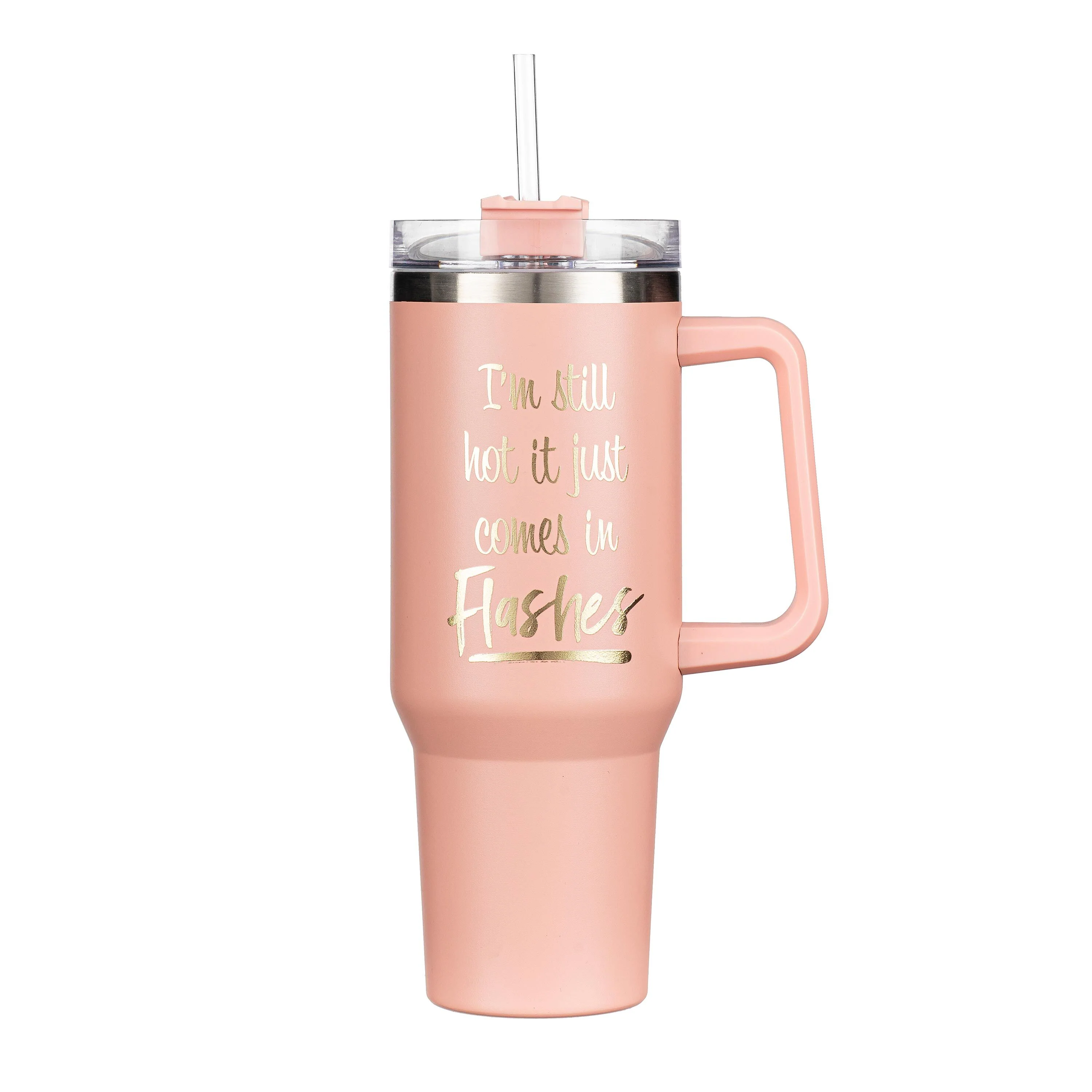 Tumbler Stainless-Steel Canyon Cup w/ Straw, I'm Still Hot Canyon Cup, 40oz, Gift Box