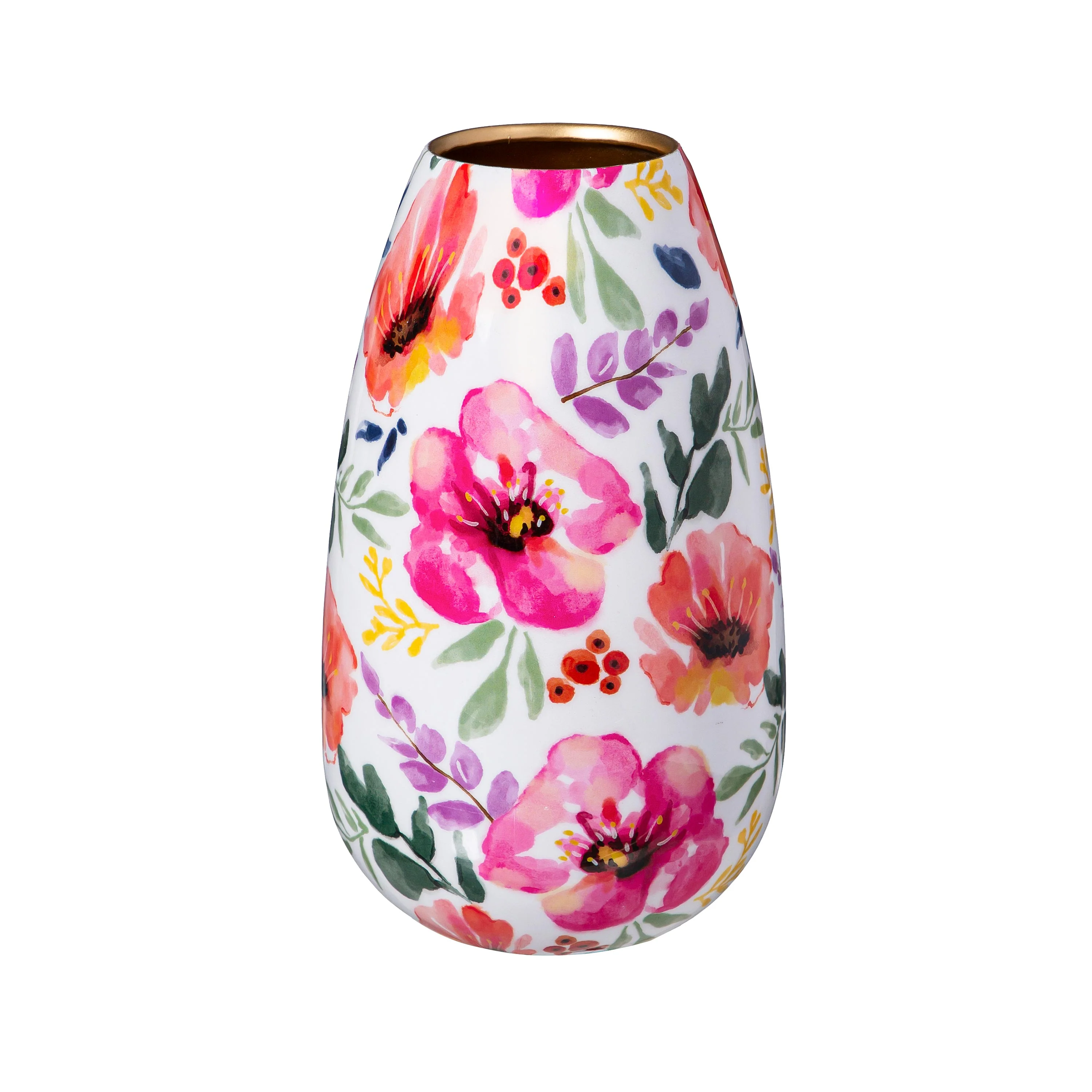 Pastels of Nature Metal Vase Set - Image 3