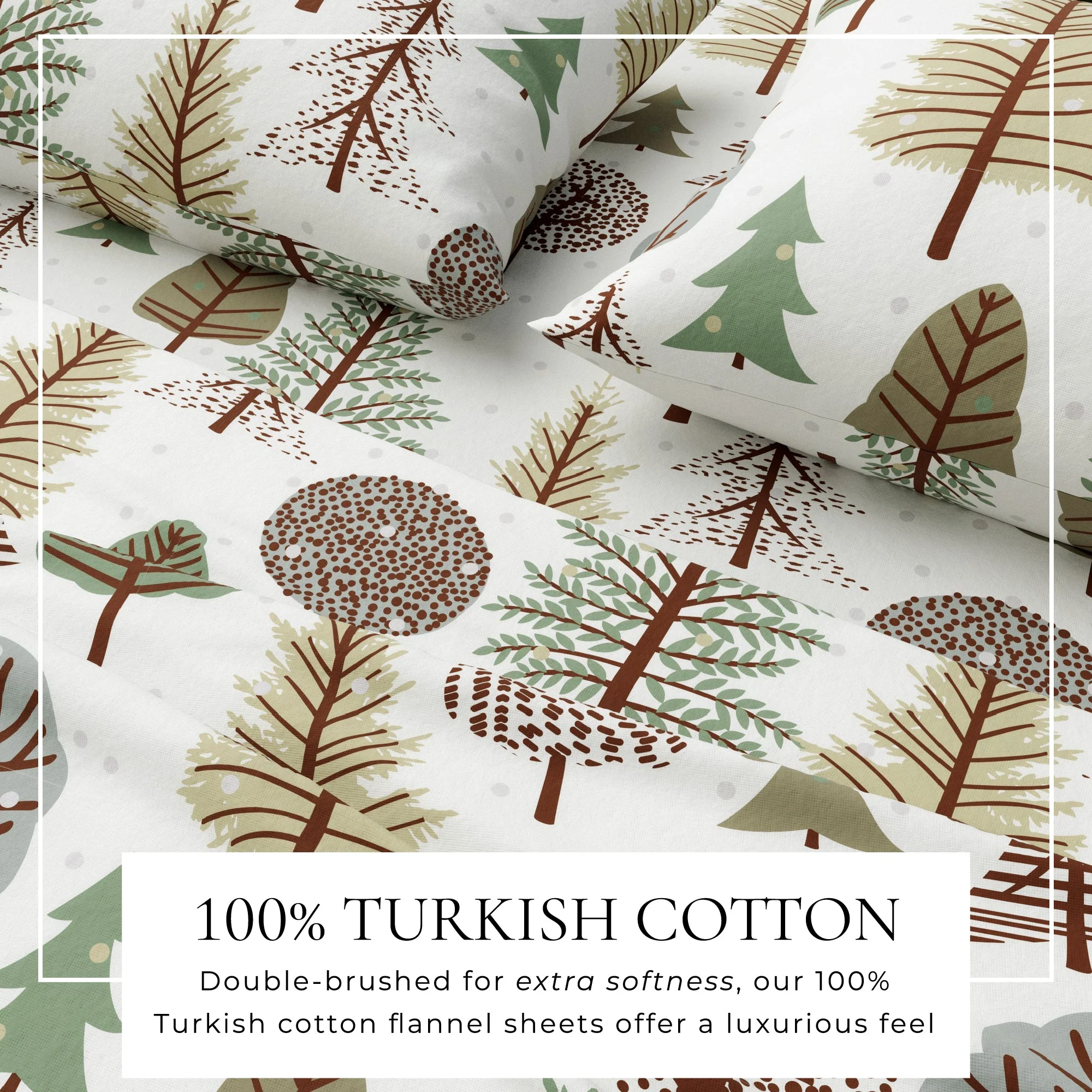 4-Piece Turkish Cotton Flannel Sheet - Stratton Collection - Image 19