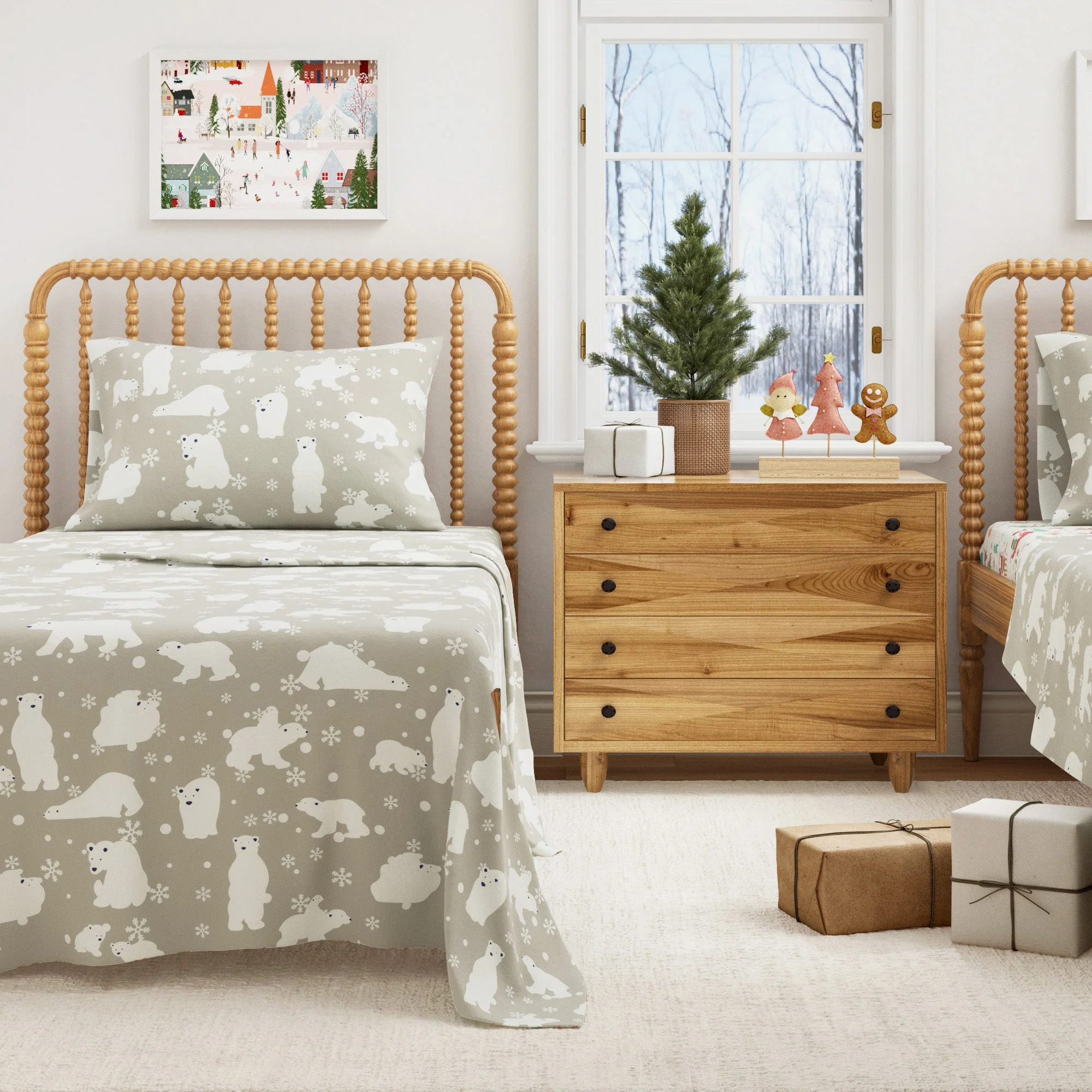 4-Piece Turkish Cotton Flannel Sheet - Stratton Collection - Image 52