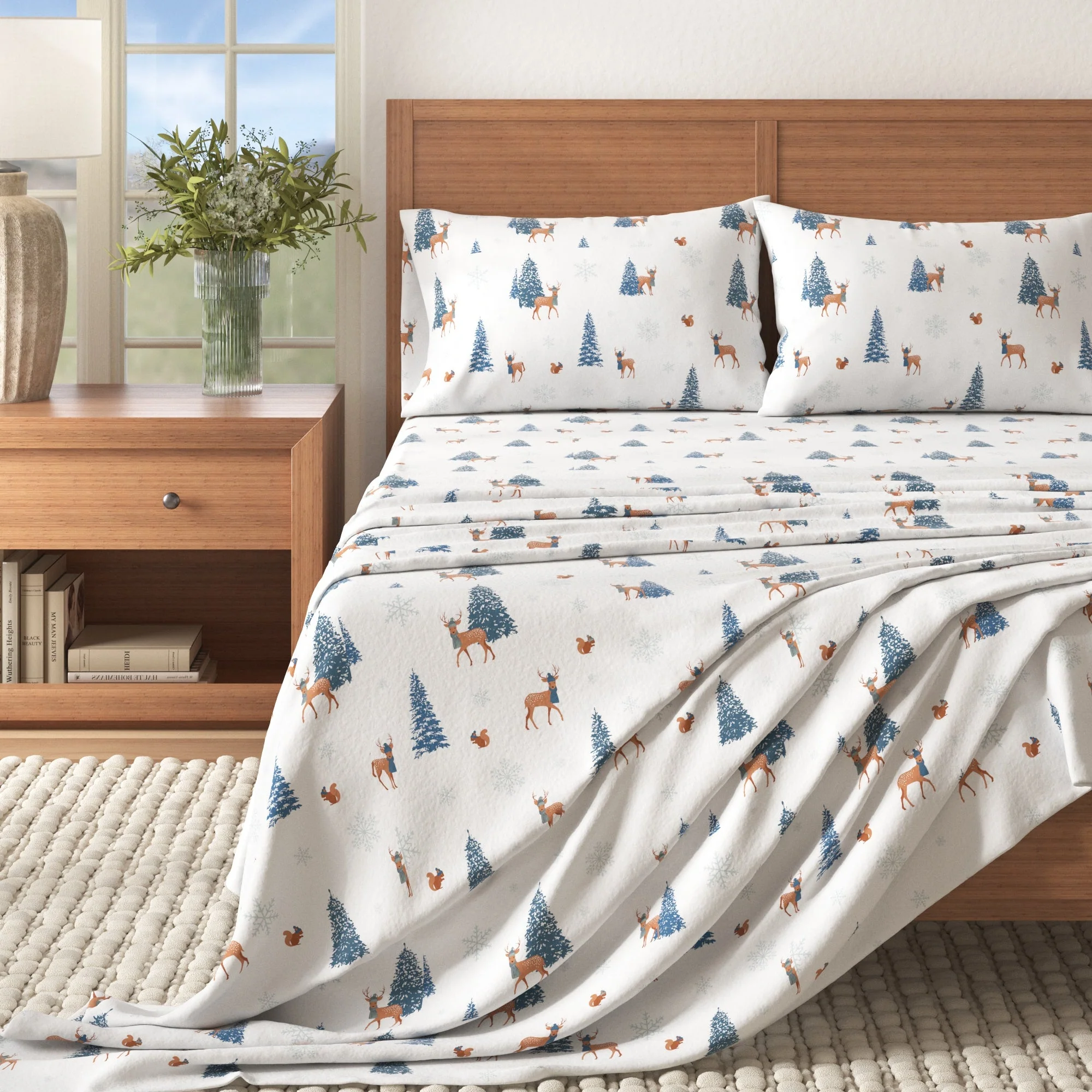 4-Piece Turkish Cotton Flannel Sheet - Whittaker Collection - Image 14