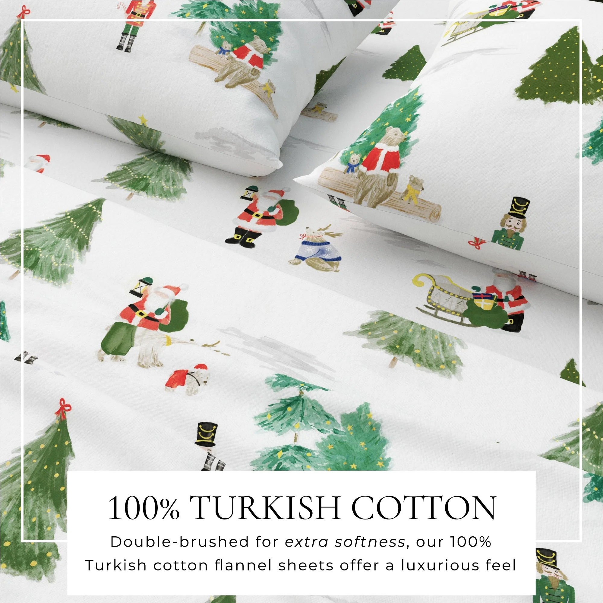 4-Piece Turkish Cotton Flannel Sheet - Whittaker Collection - Image 54