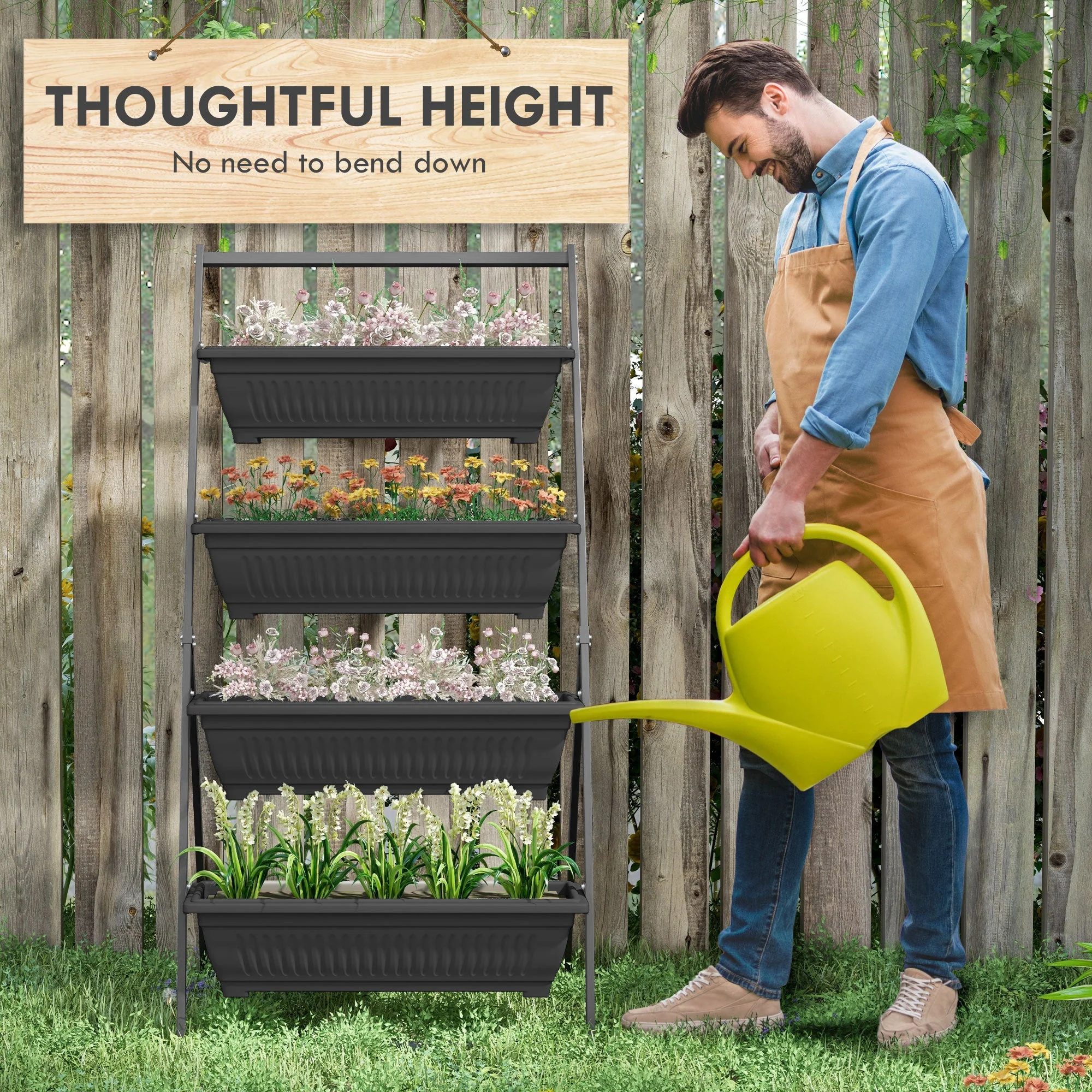 4-Tier Vertical Garden Planter - Image 3