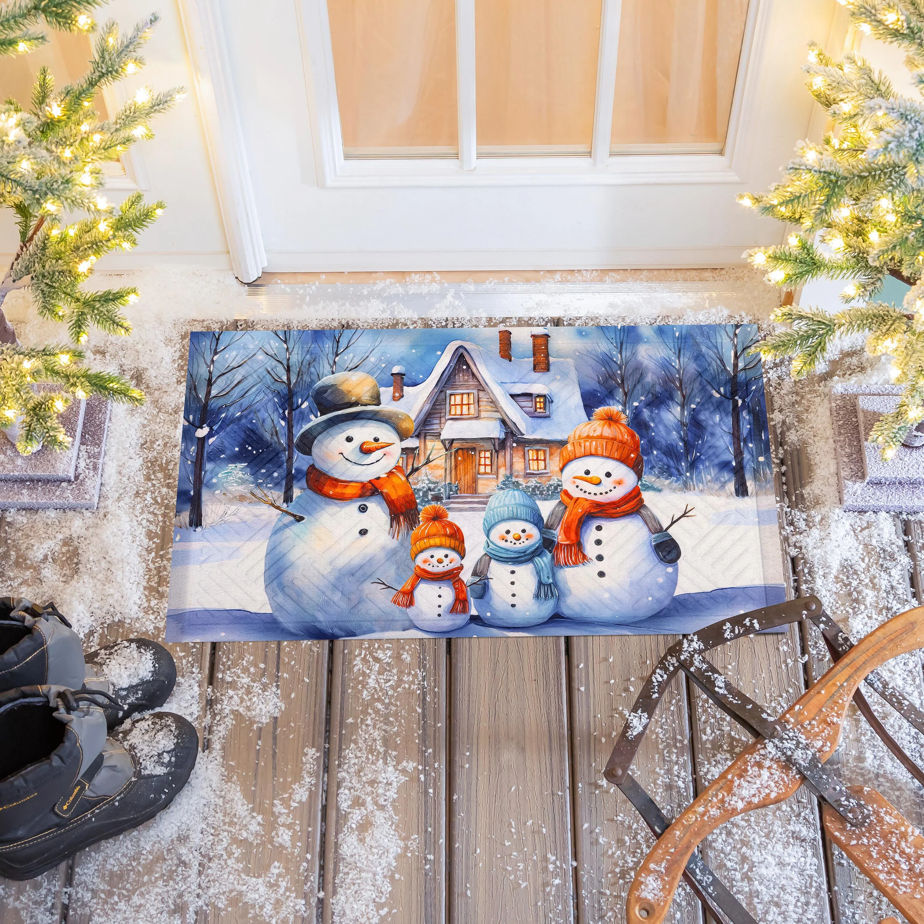 Snow Place Like Home Embossed Mat - Image 2