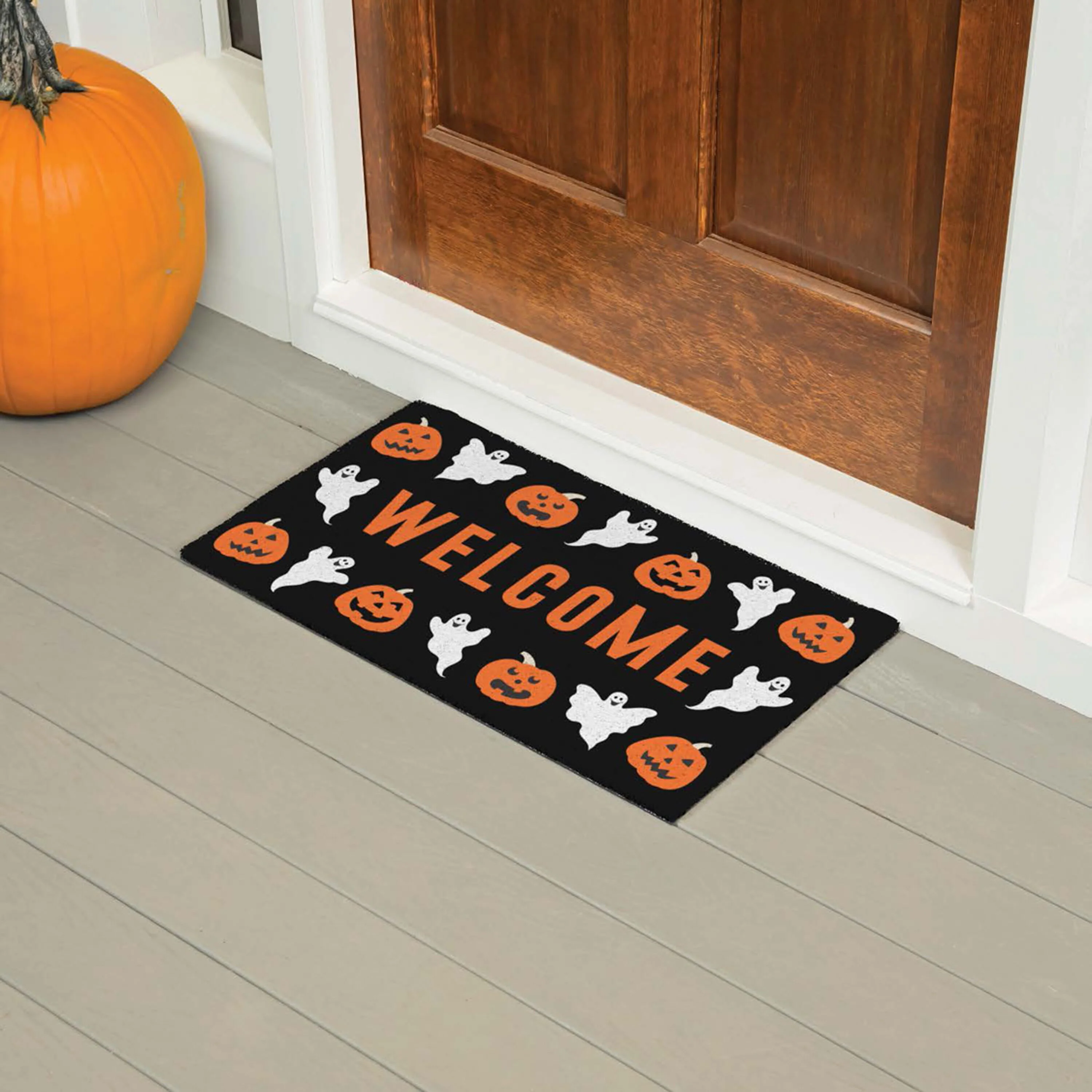 28" x 16" PVC Trapper Mat, Welcome