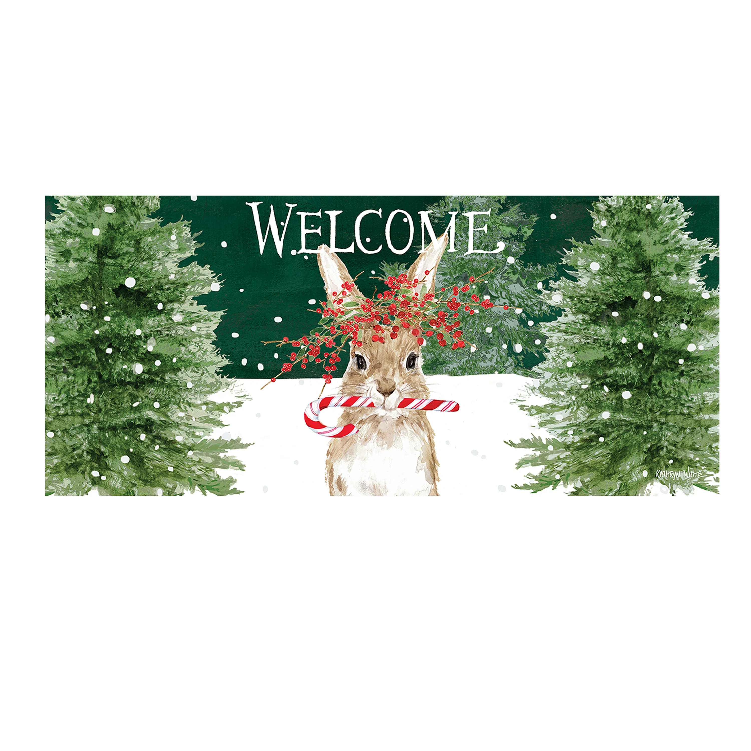 Candy Cane Rabbit Sassafras Switch Mat - Image 5