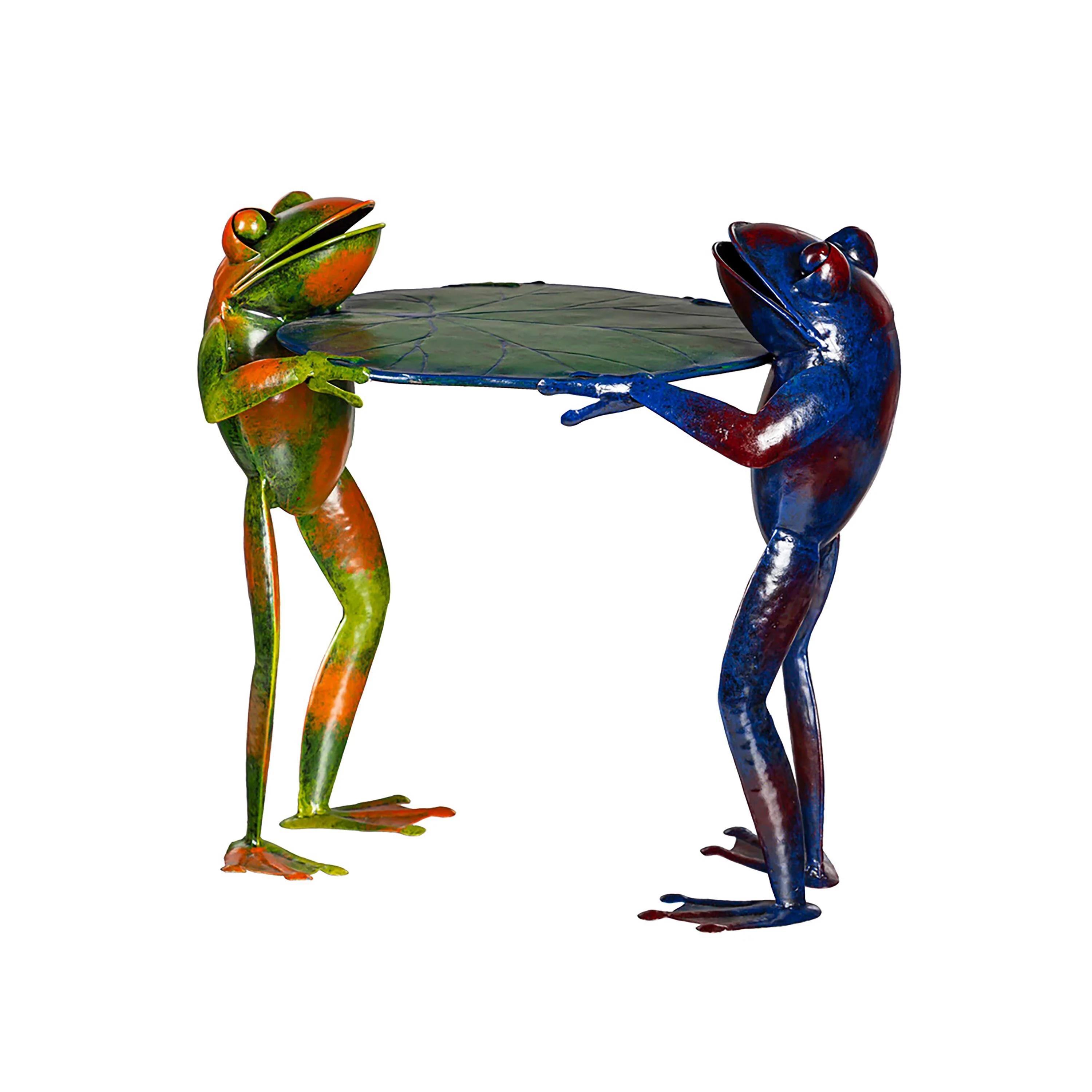 Metal Double Frog Side Table - Image 3