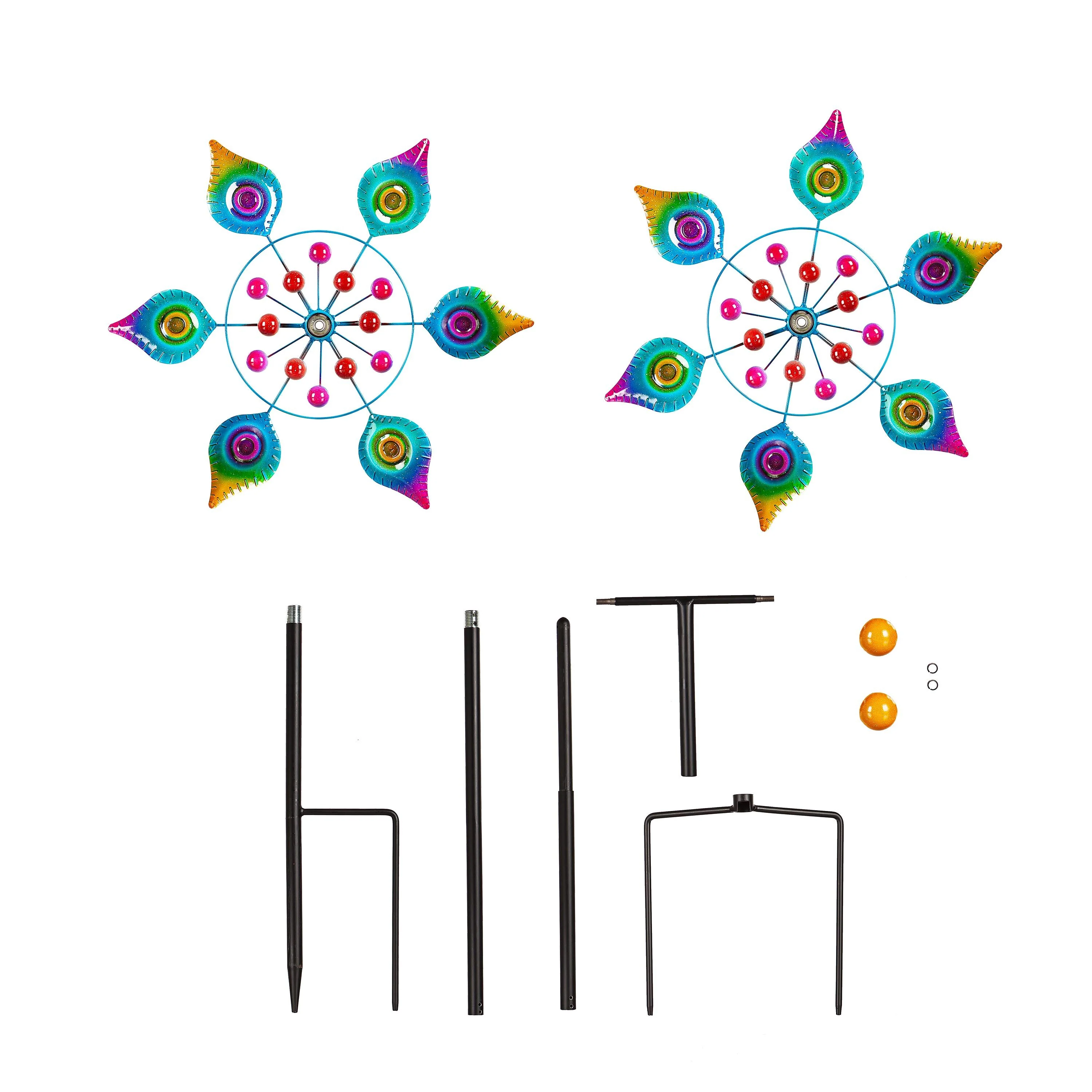 Peacock Tail Wind Spinner - Image 4