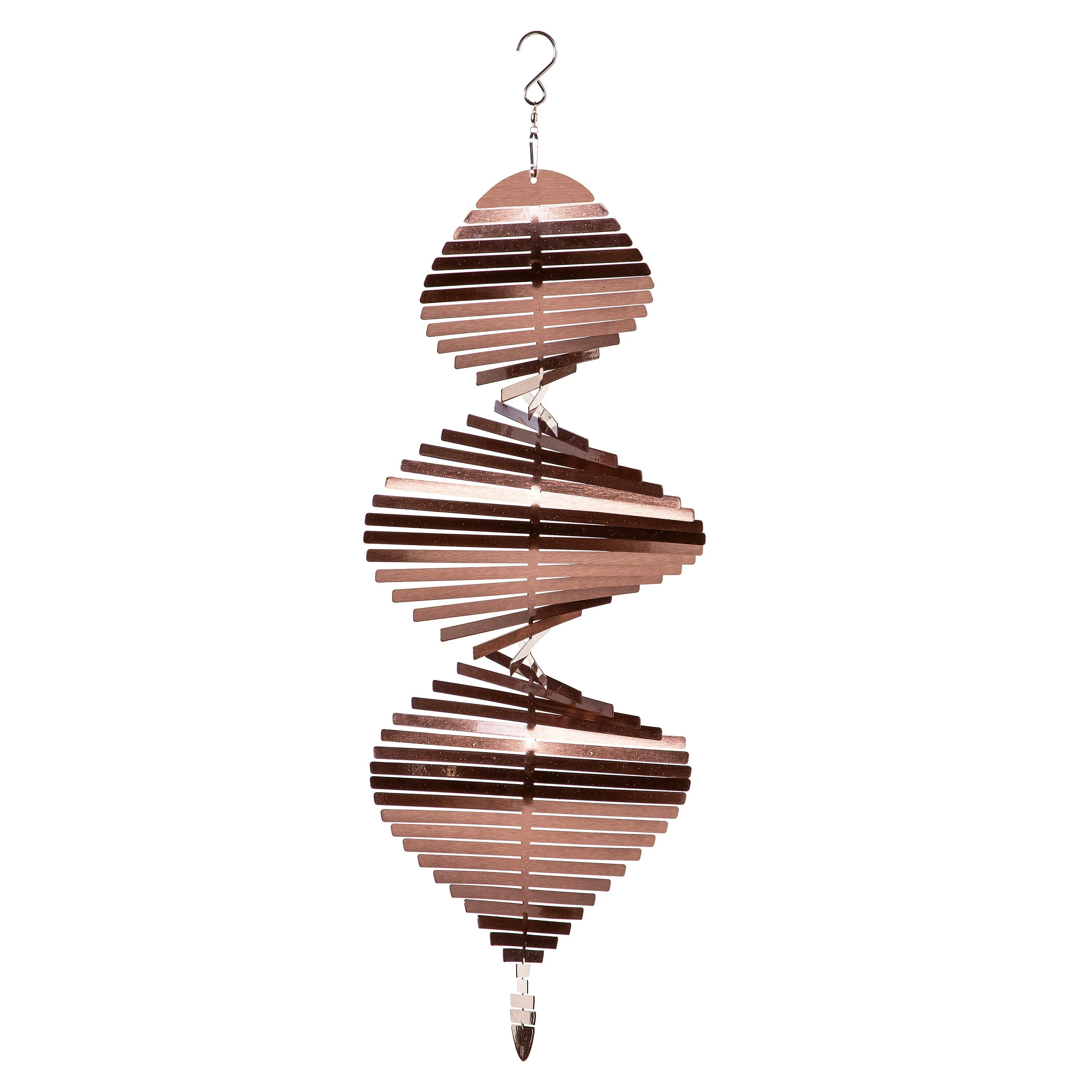 20" Copper Stainless Steel Illusion Wind Spinner - Image 2