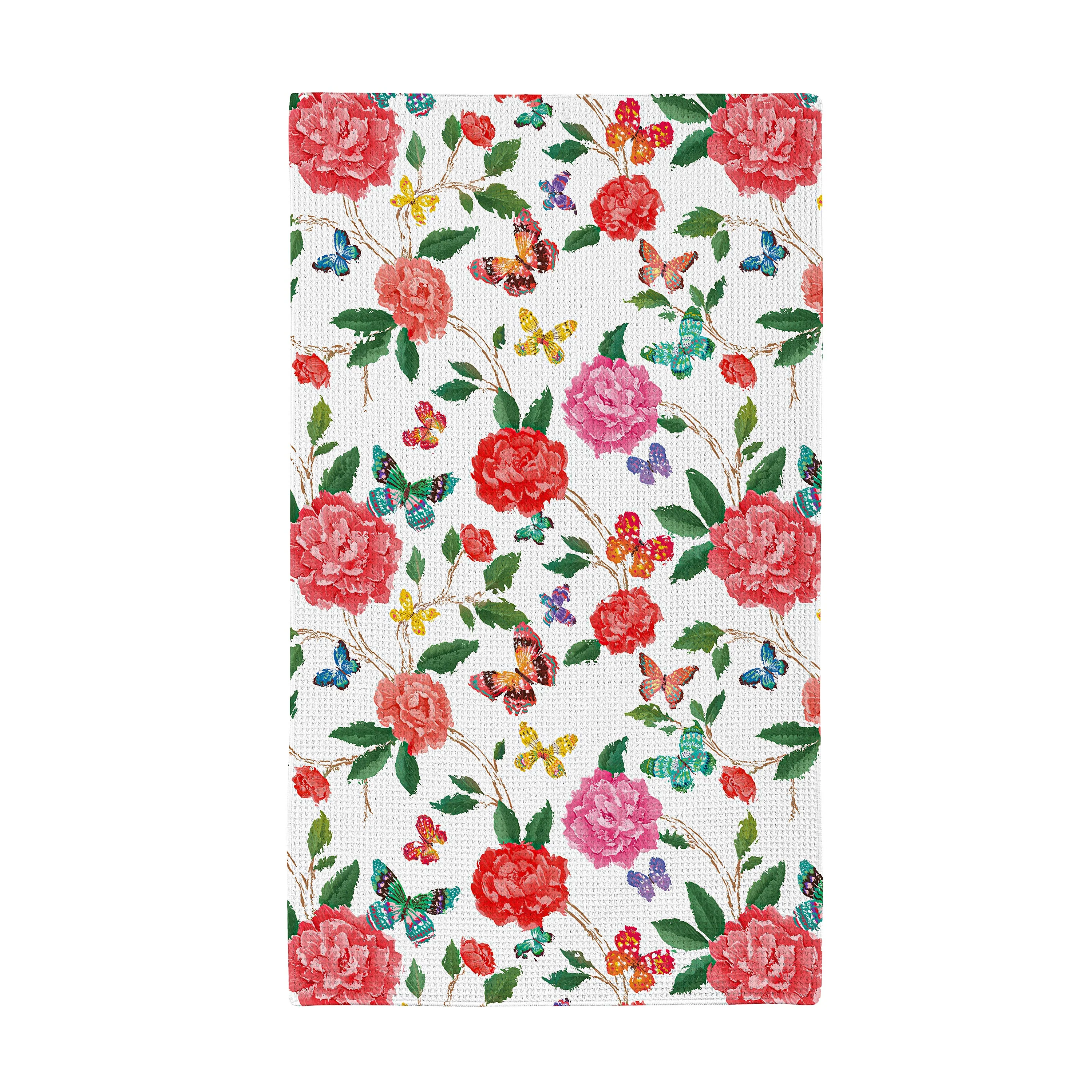 Butterfly Toile Quick Dry Kitchen Towel, 18" x 30" - Image 5