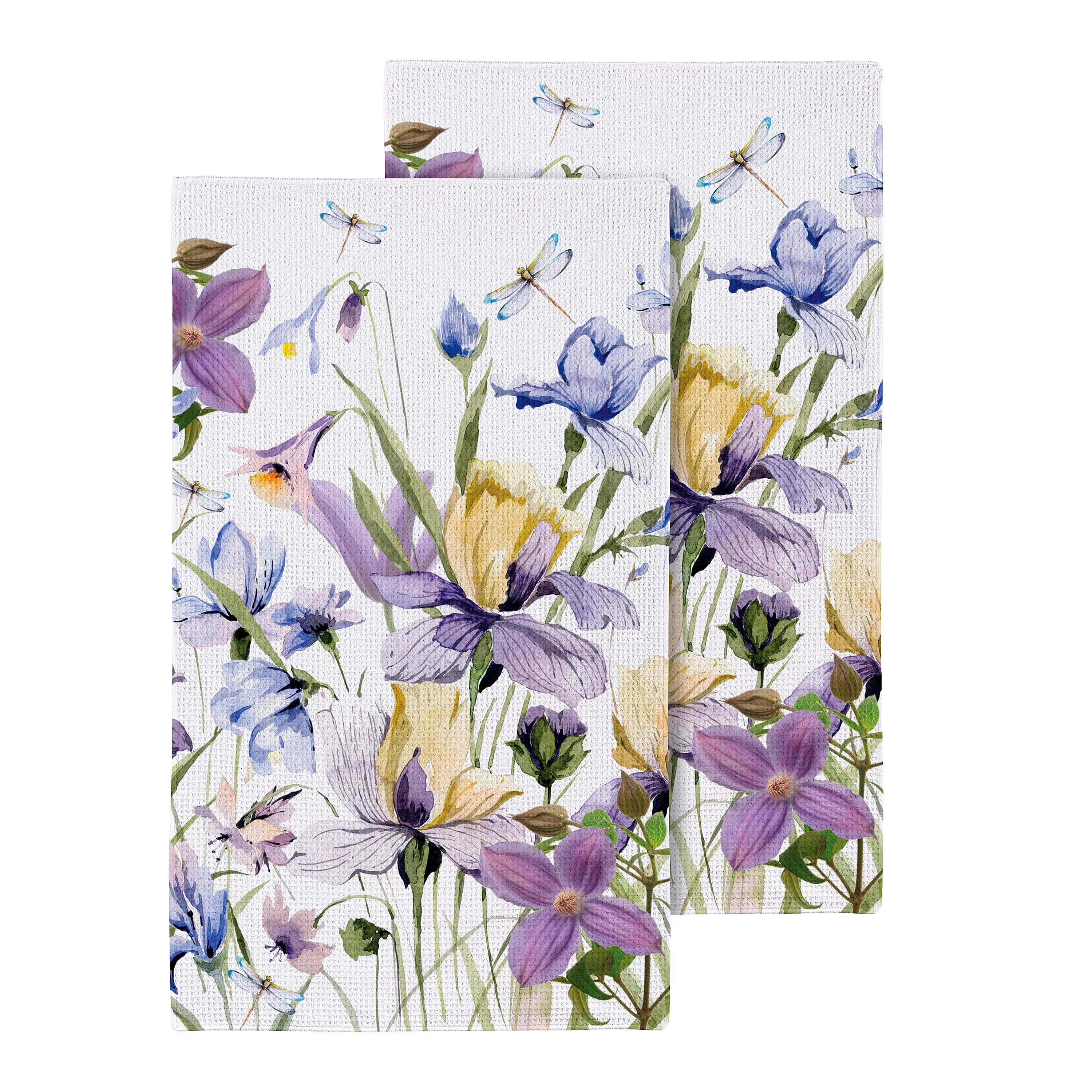 Golden Lilac Quick Dry Kitchen Towel, 18" x 30" - Image 2