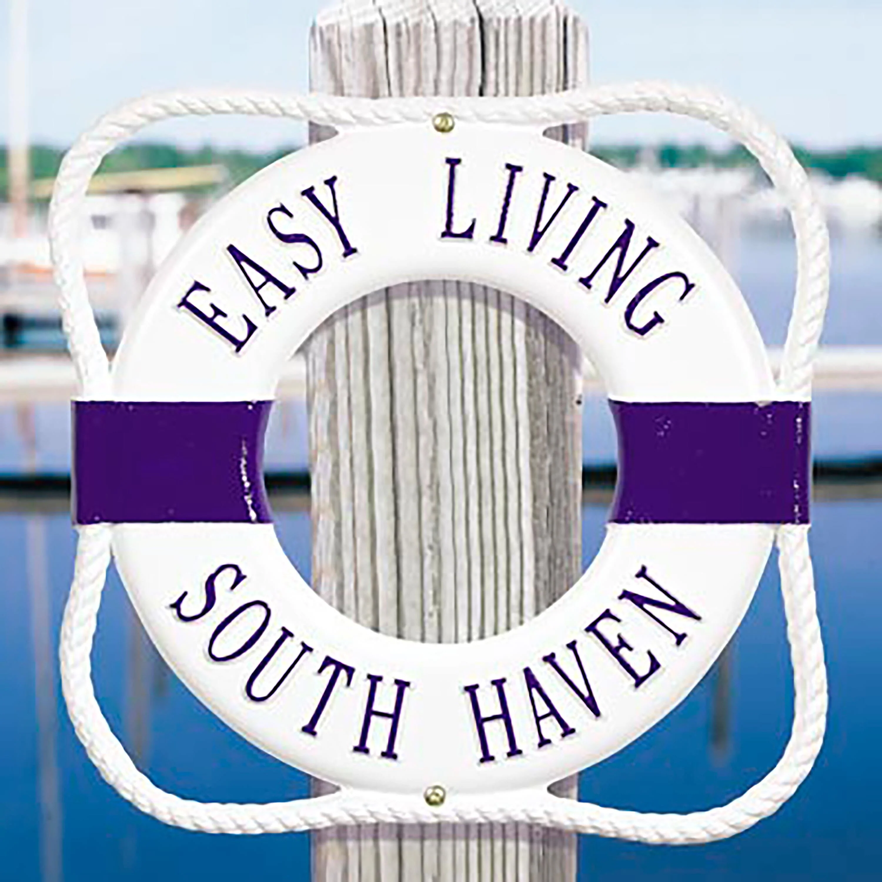 Personalized Life Ring Plaque