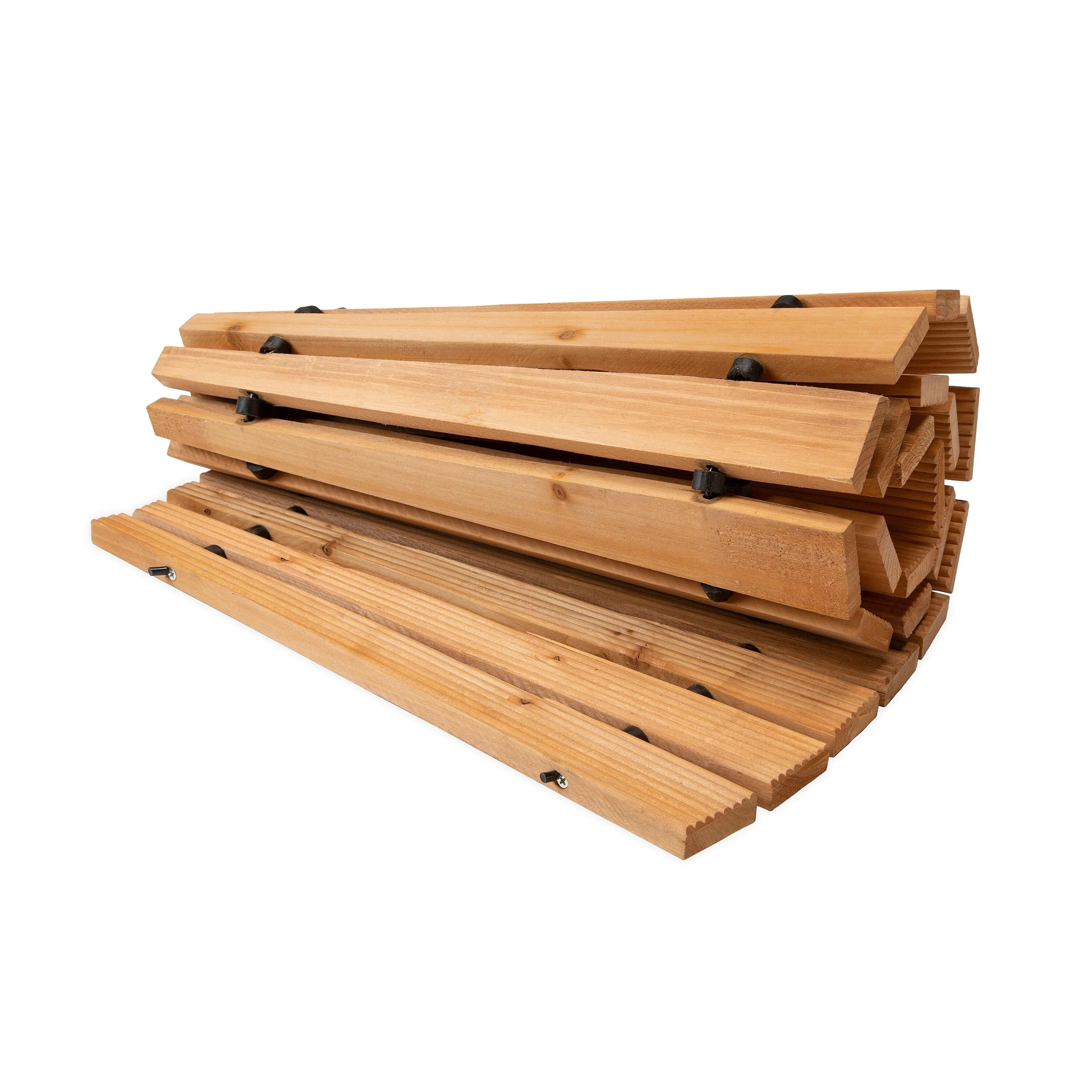 4'L Roll-Out Curved Hardwood Pathway - Image 3