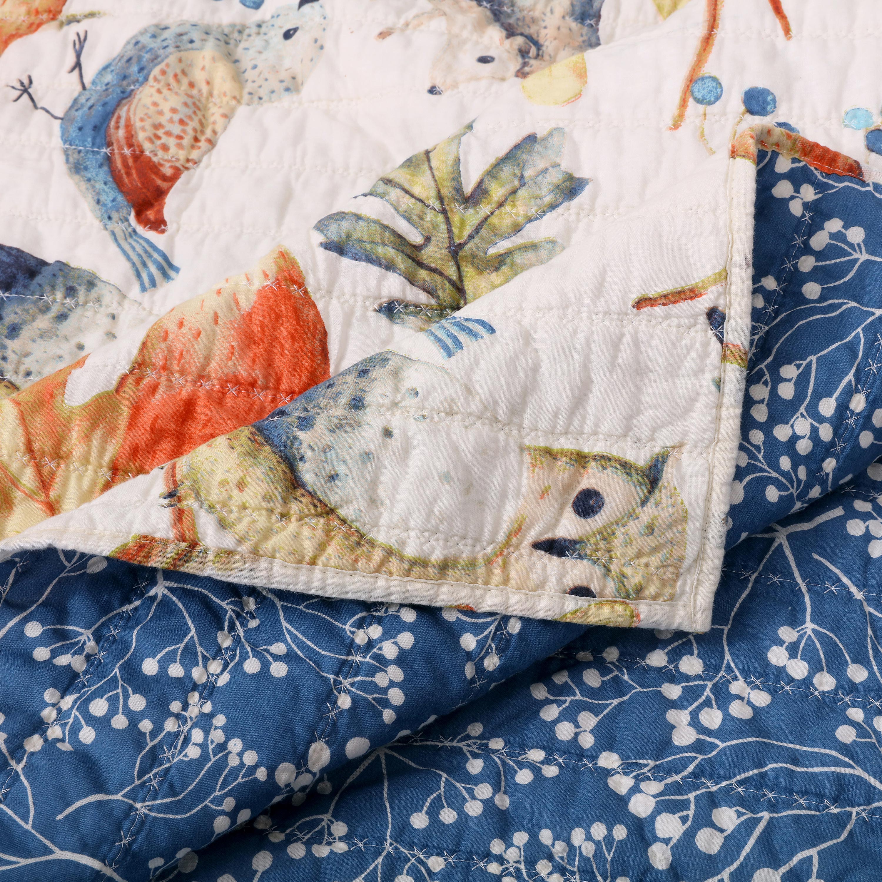 Patterned Quilted Throw - Image 16