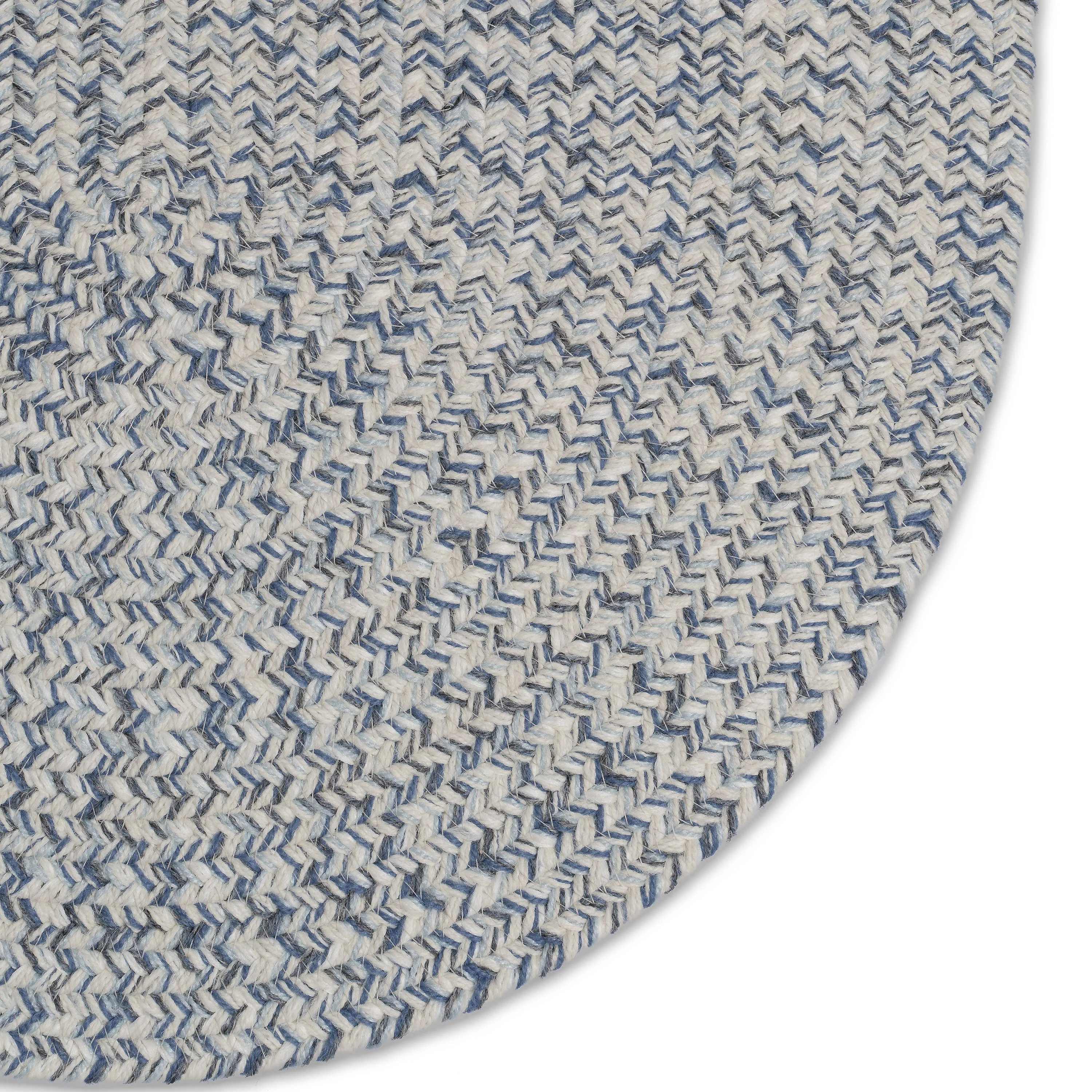 Indoor/Outdoor Oval Pine Creek Braided Polypropylene Rug, 2'7" x 9' Runner - Image 21