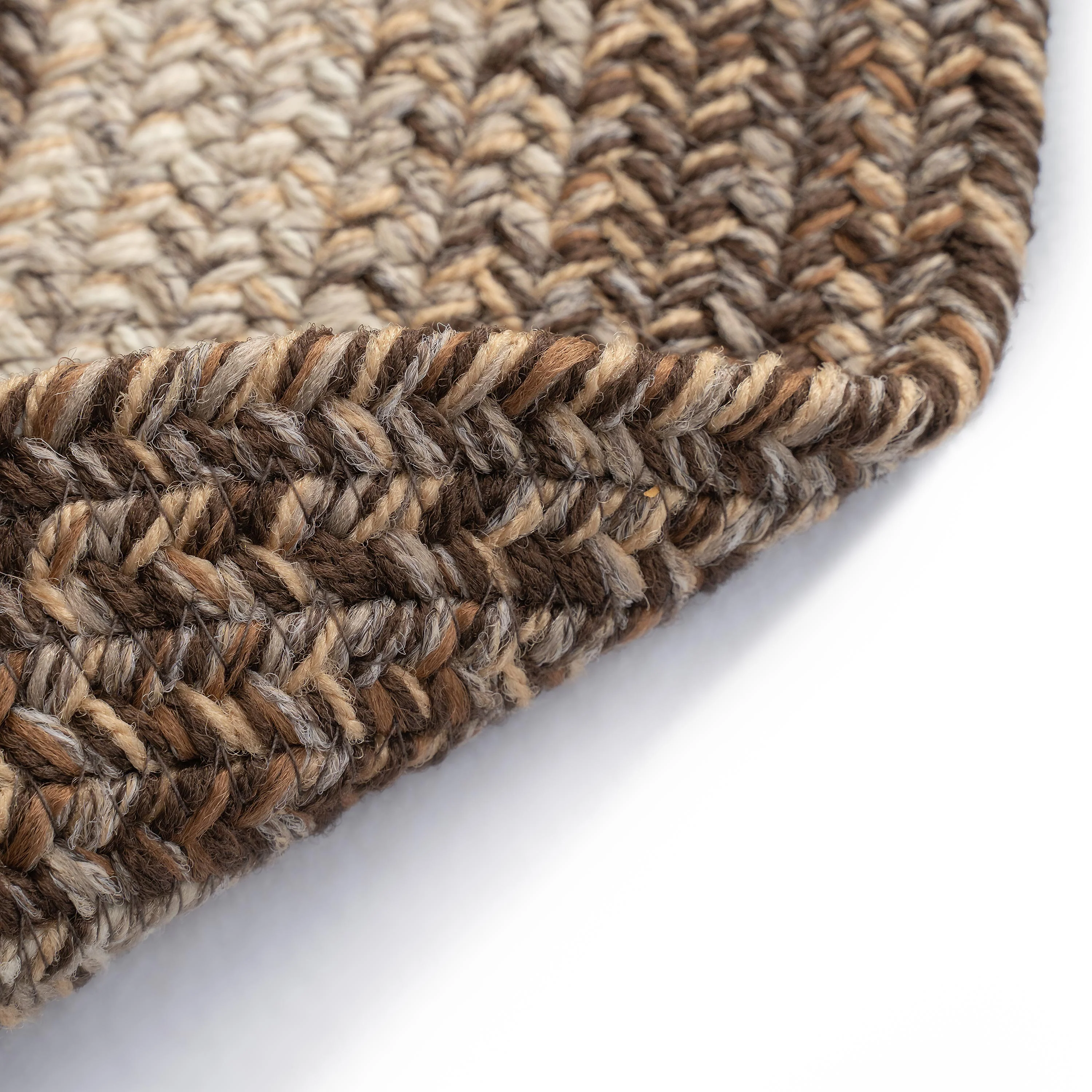 Indoor/Outdoor Oval Woodridge Braided Polypropylene Rug, 2' x 3' - Image 17